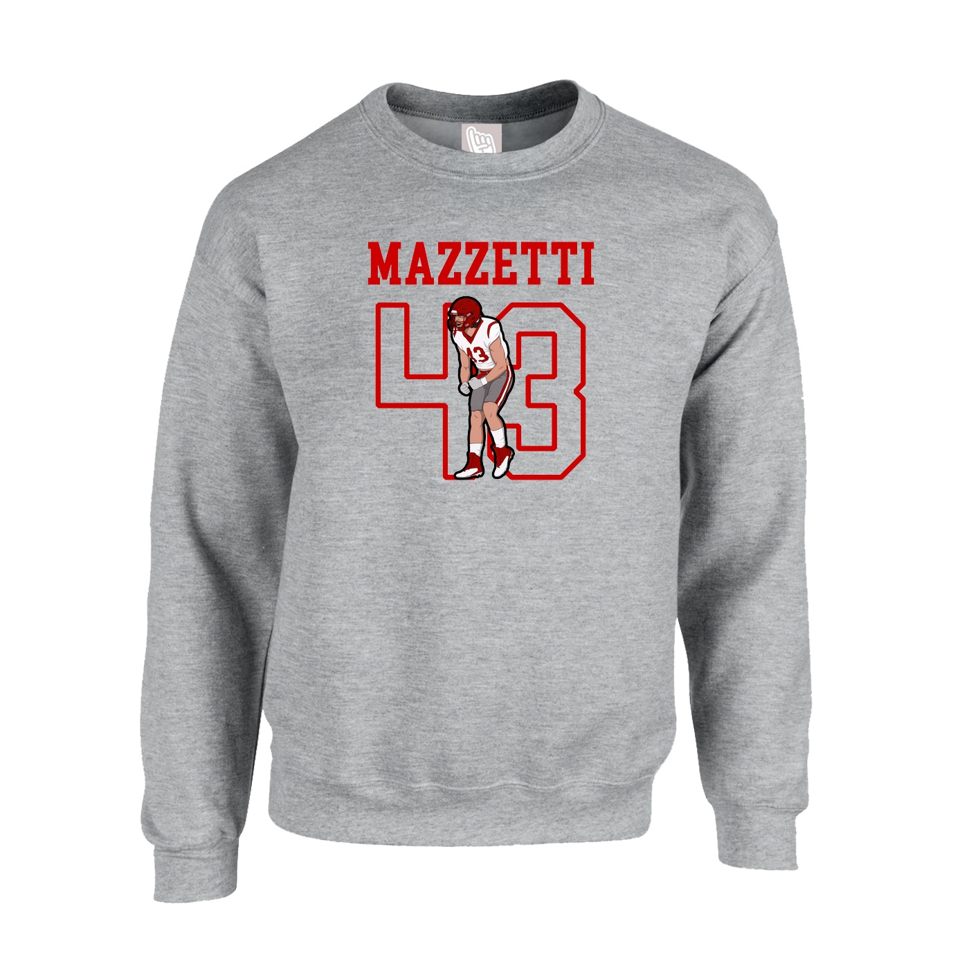 Fleece Crew — Shirsey in Grey