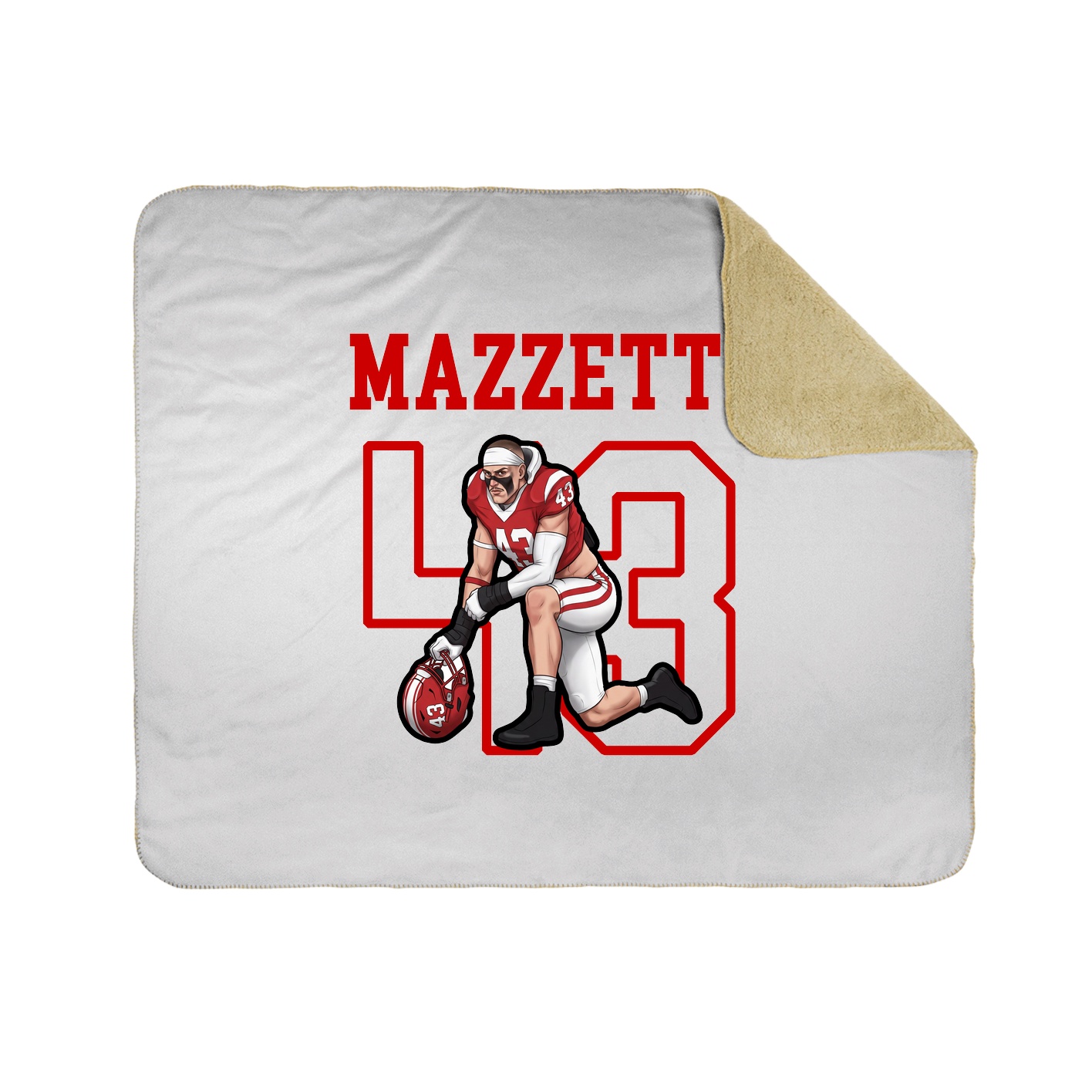 Throw Blanket — Shirsey in White