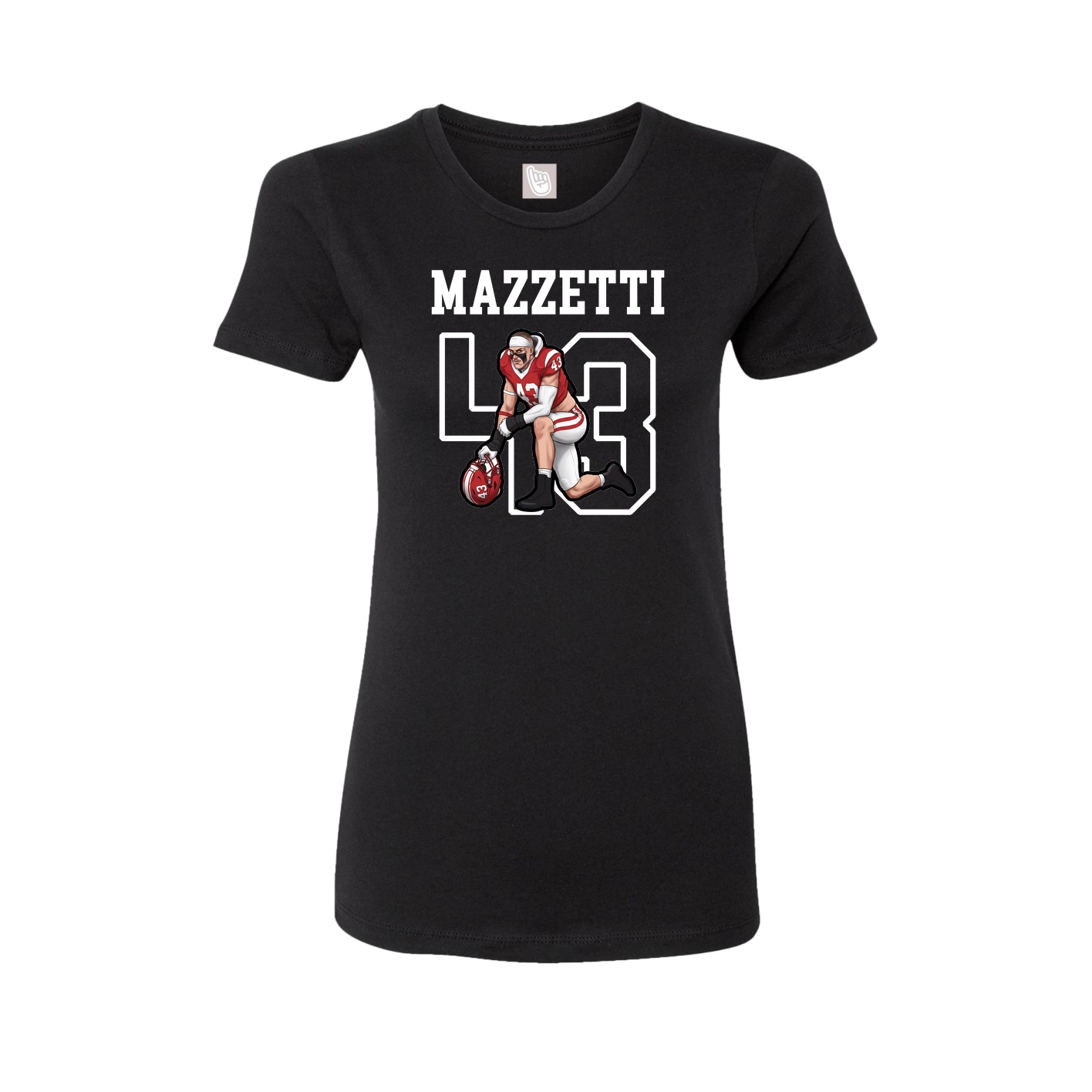 Fitted Women's Tee — Shirsey in Black