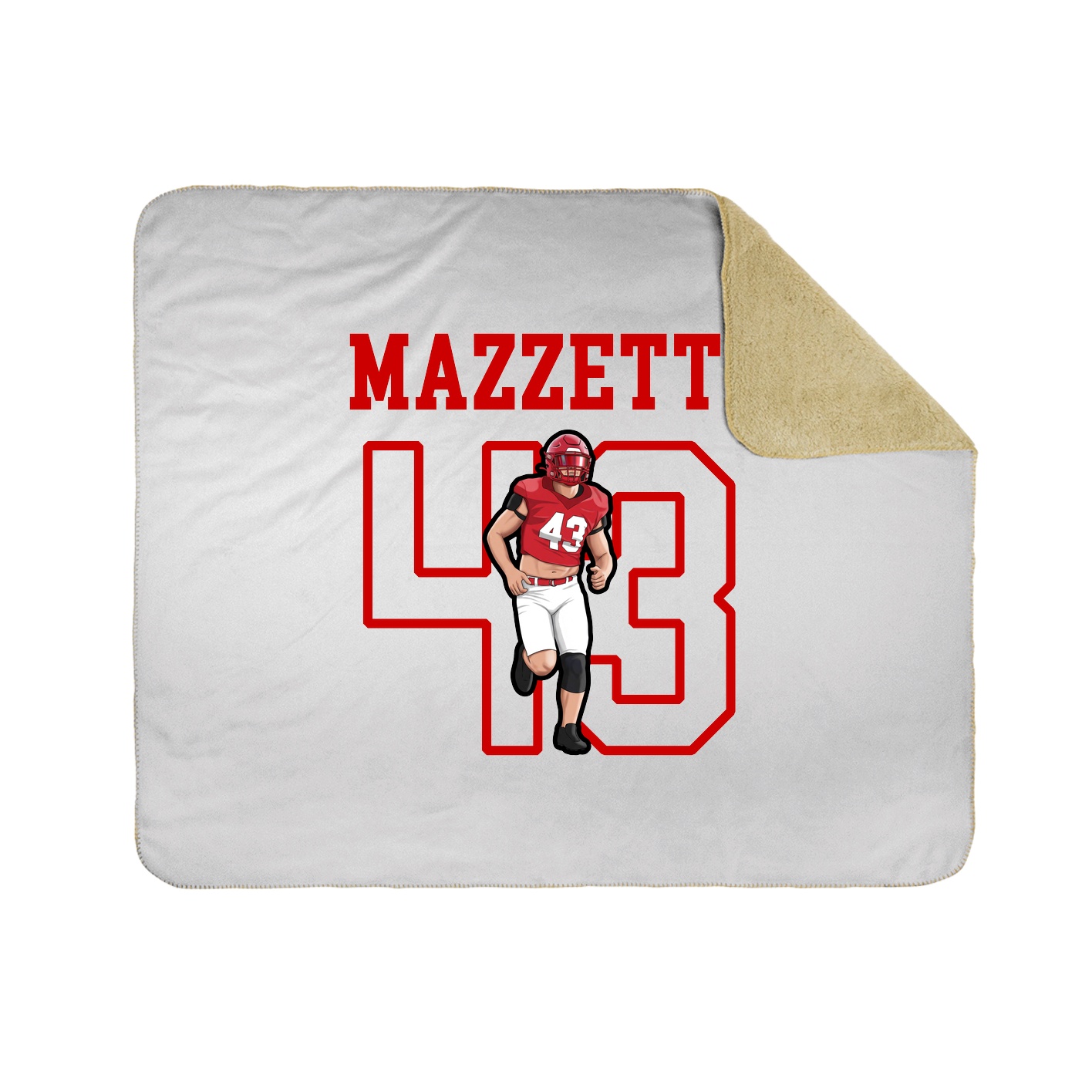 Throw Blanket — Shirsey in White