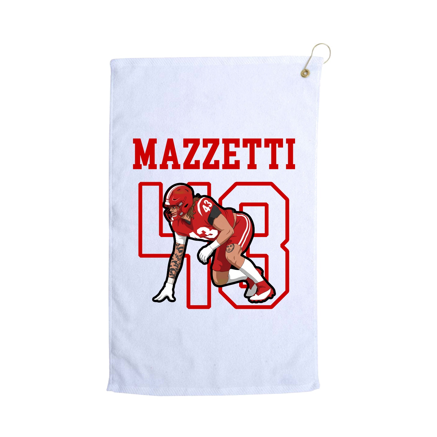 Golf Towel — Shirsey in White
