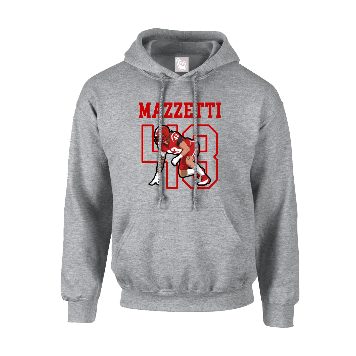 Youth Hoodie — Shirsey in Grey