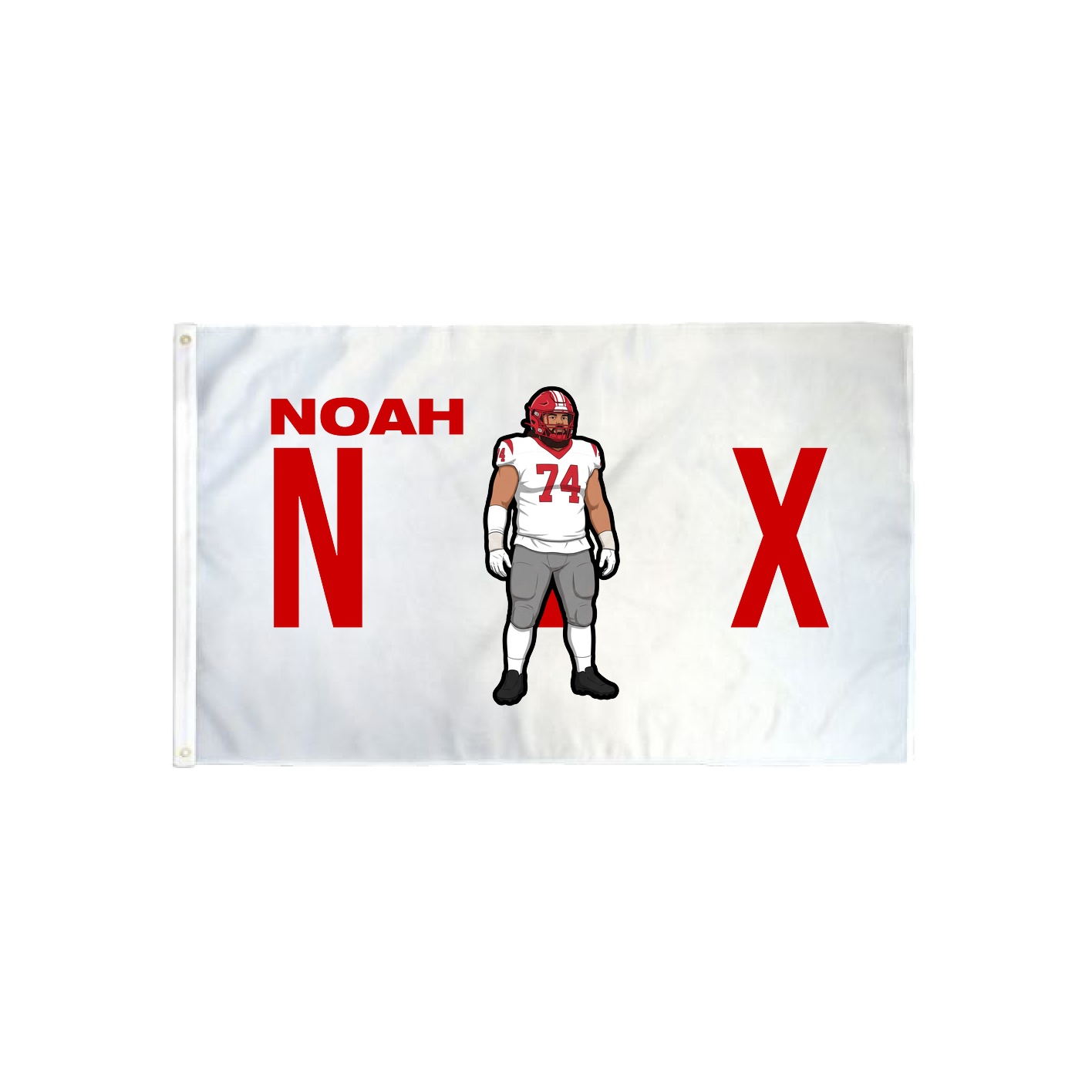3x5 Flag — Player Name in Classic