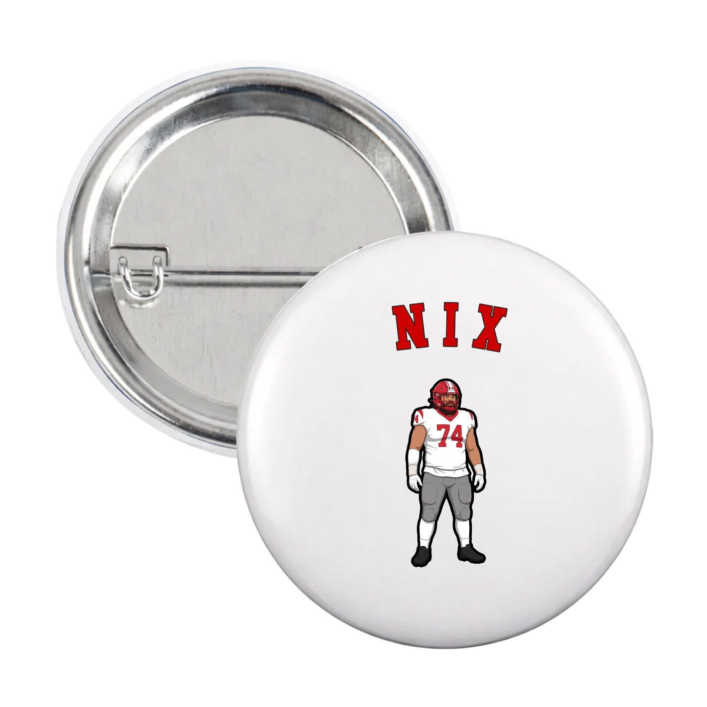 Game Day Button — Shirsey Arch in White