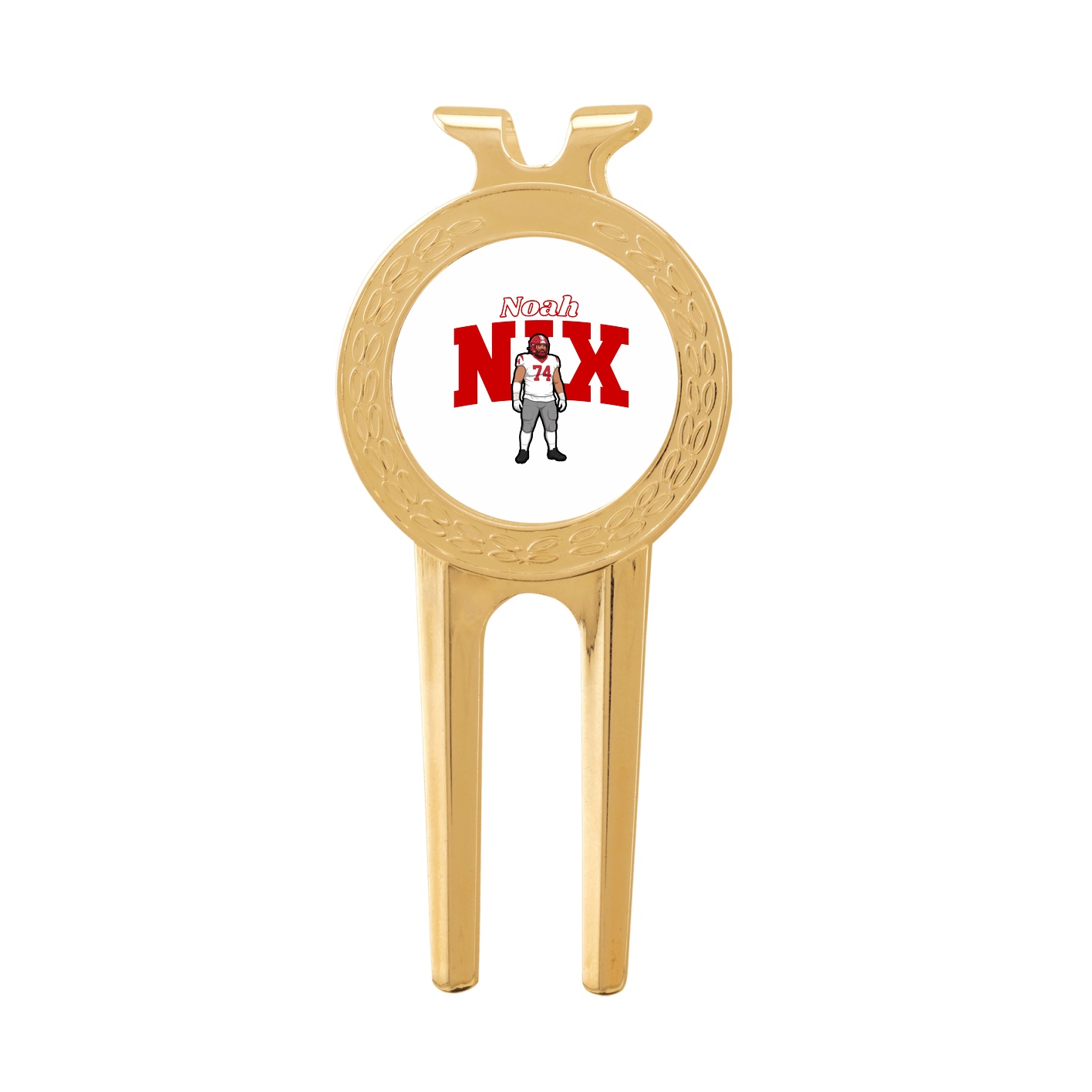 Divot Tool with Ball Marker — Name Arch in Classic