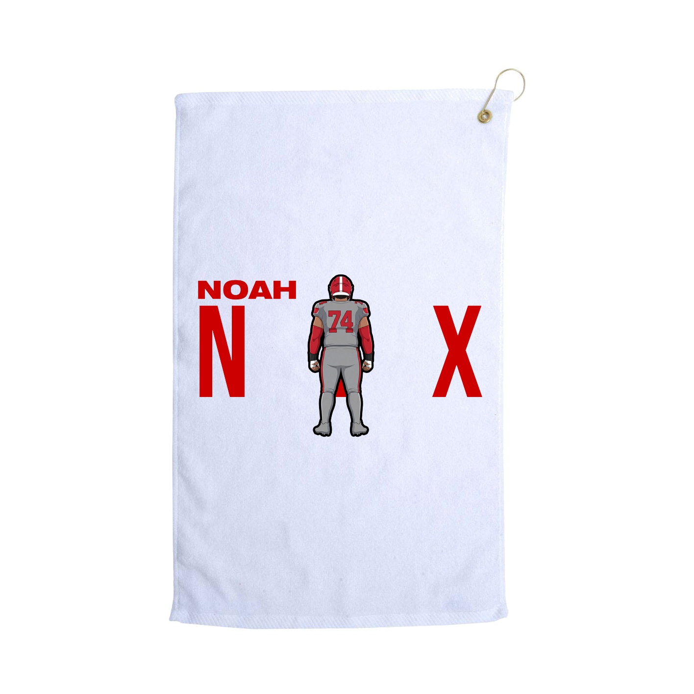 Golf Towel — Player Name in White
