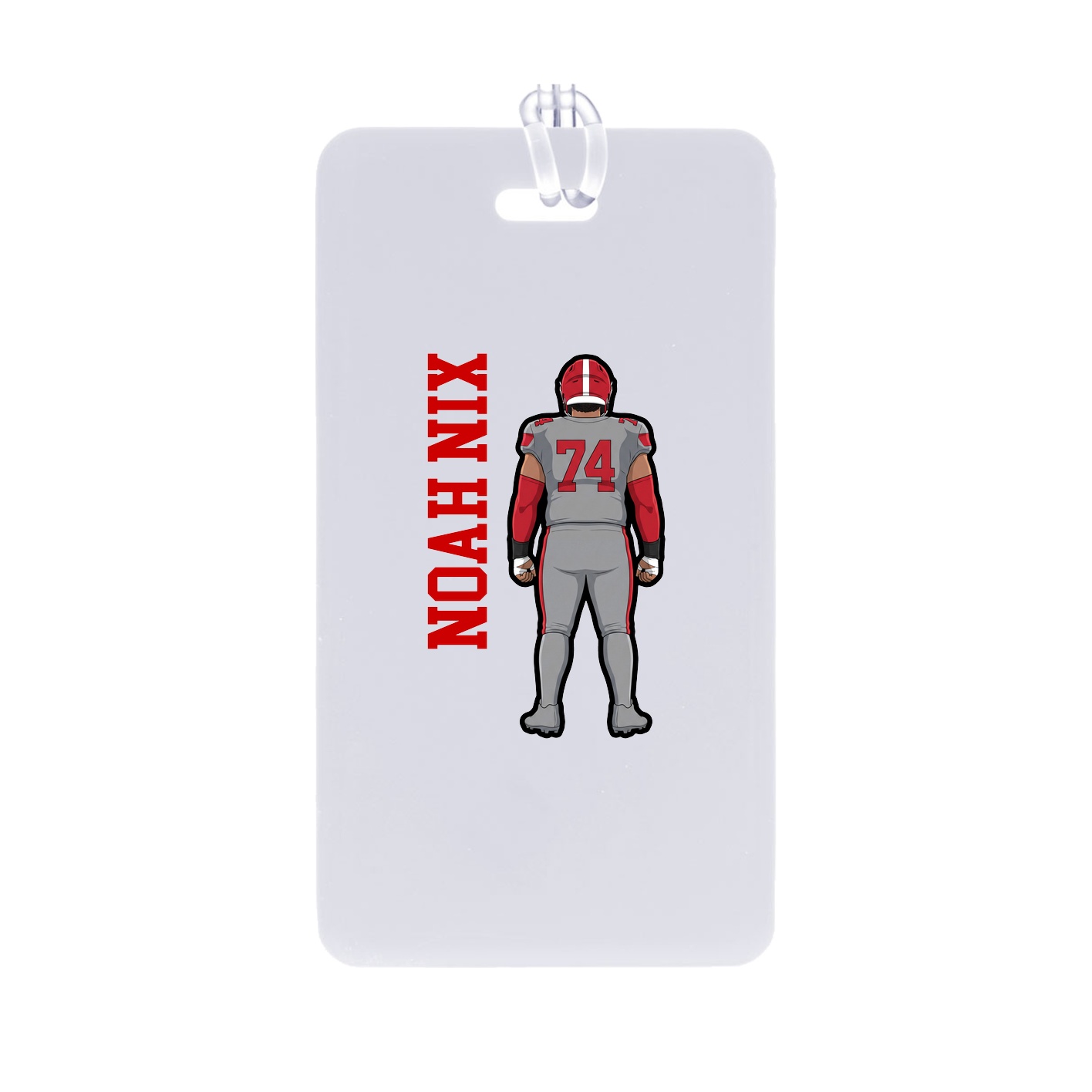 Bag Tag — Name Vertical in Classic