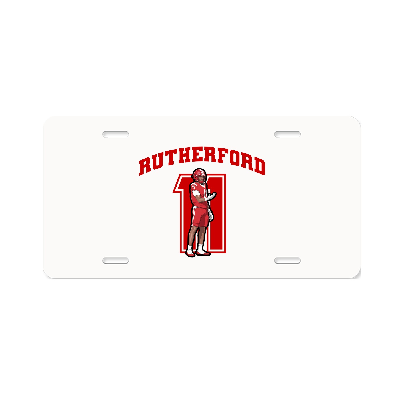 License Plate — Number in Classic