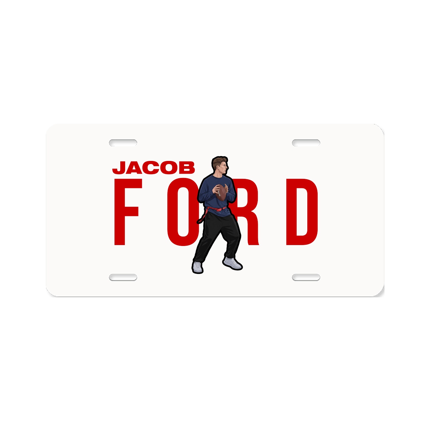 License Plate — Player Name in Classic