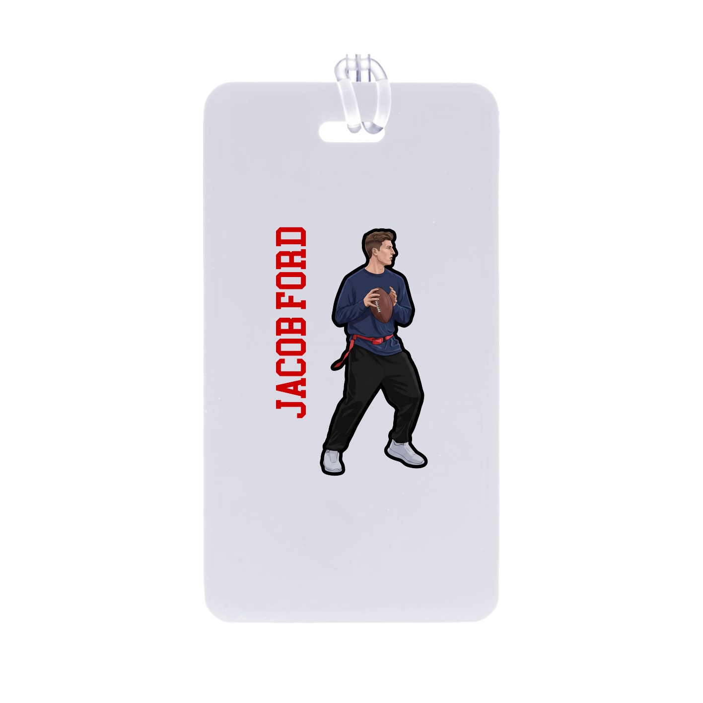 Bag Tag — Name Vertical in Classic