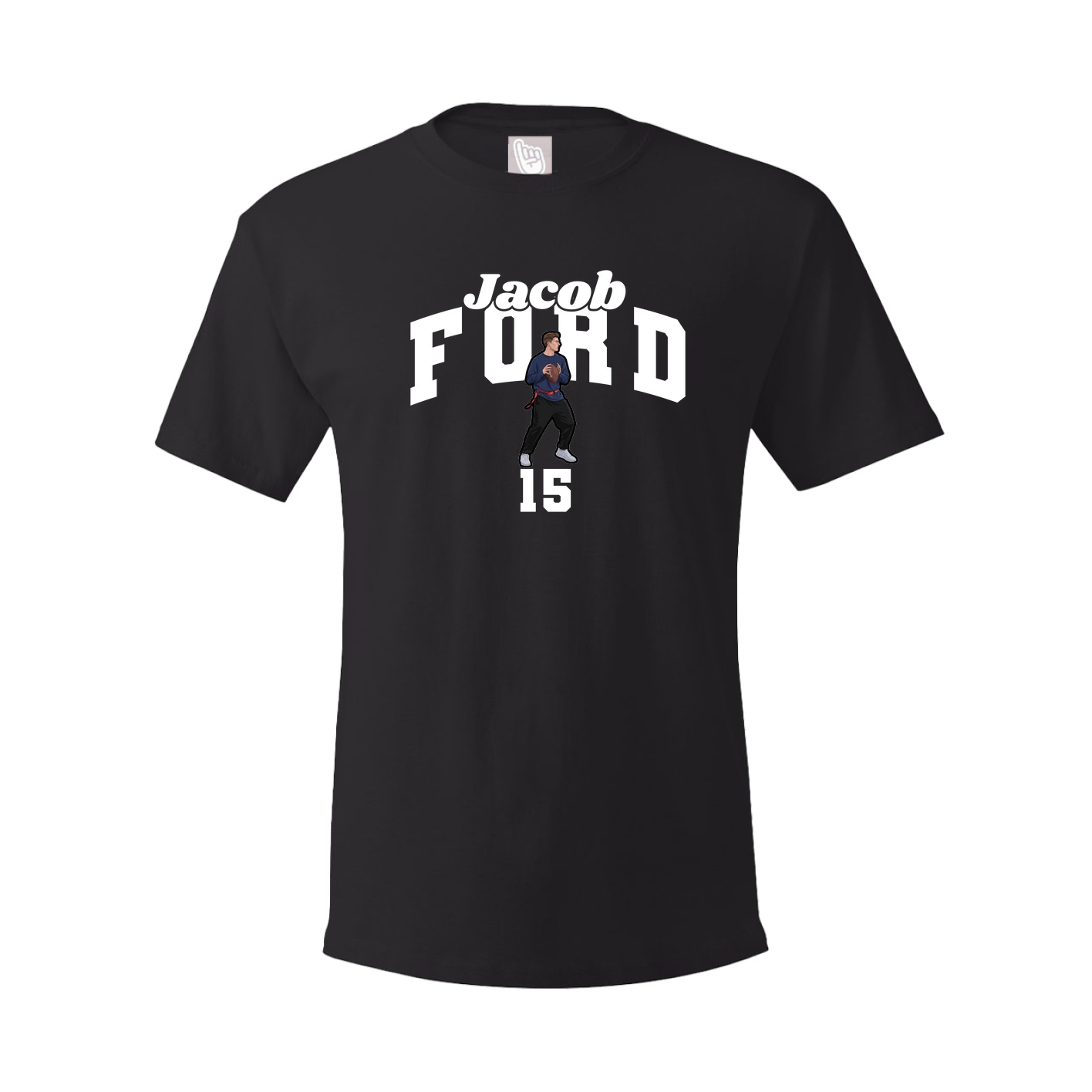 Tee — Signature Arch in Black