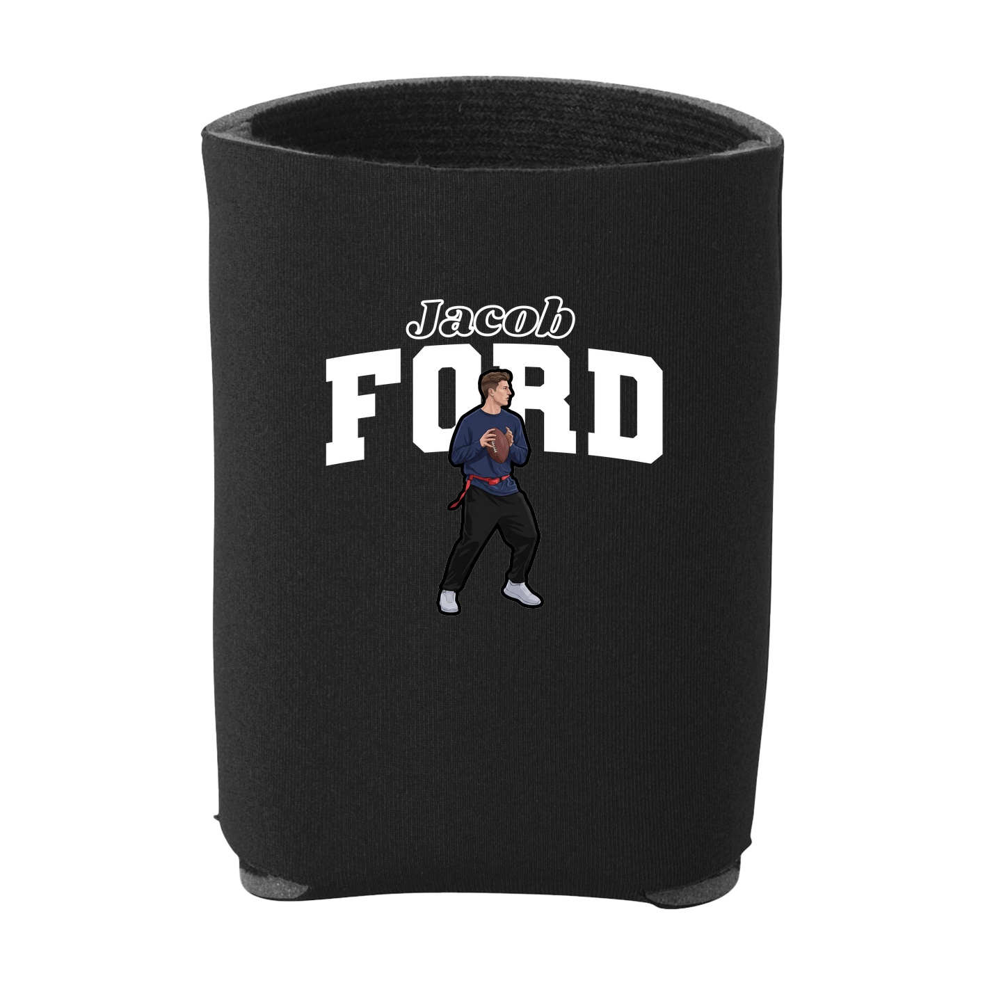 Can Holder — Name Arch in Black