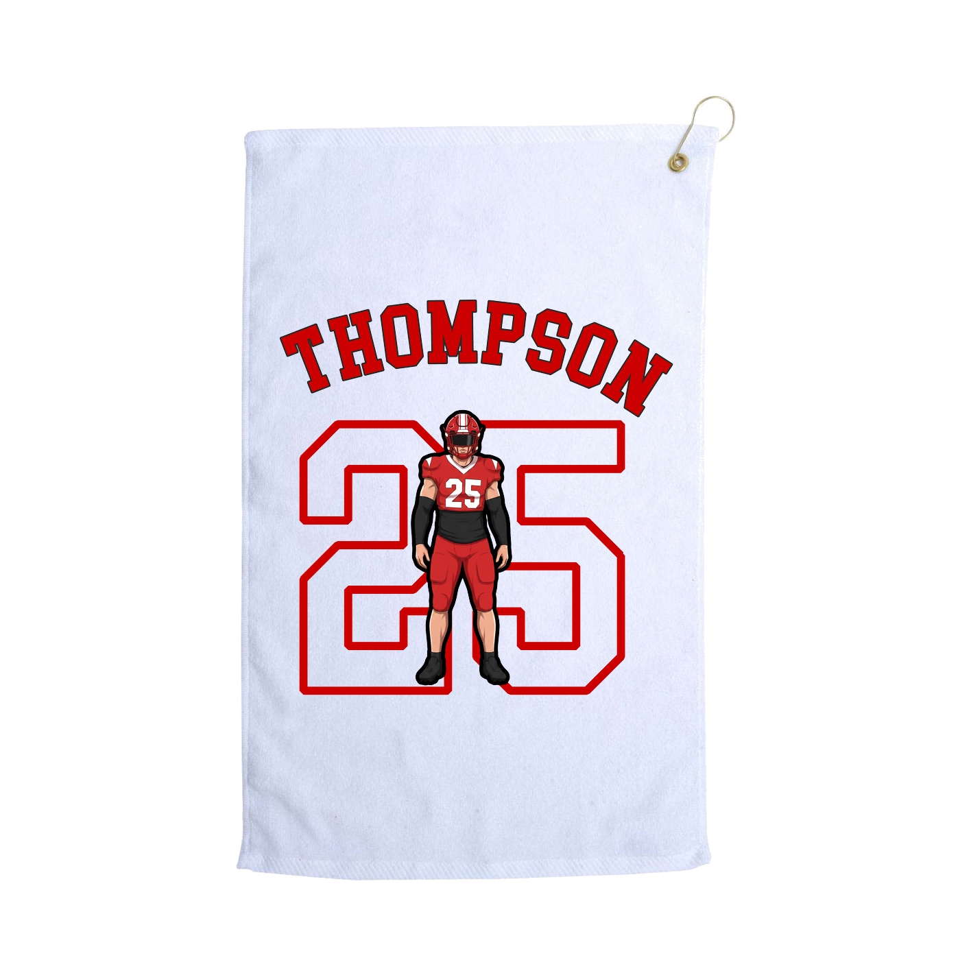 Golf Towel — Shirsey Arch in White