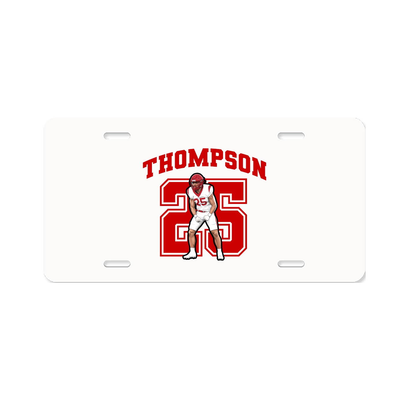 License Plate — Number in Classic