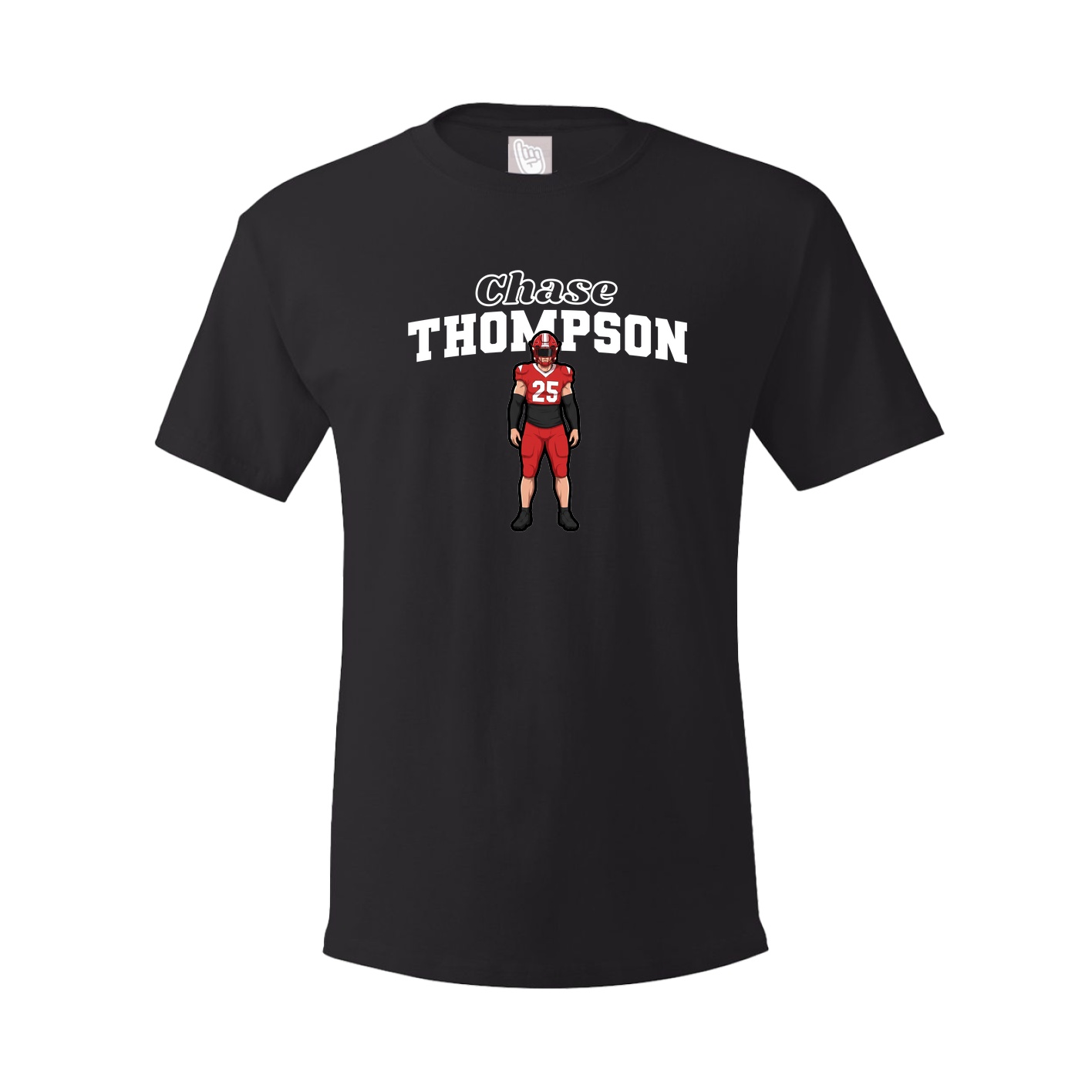 Youth Tee — Name Arch in Black
