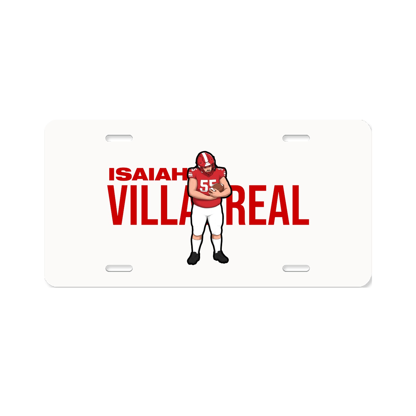 License Plate — Player Name in Classic