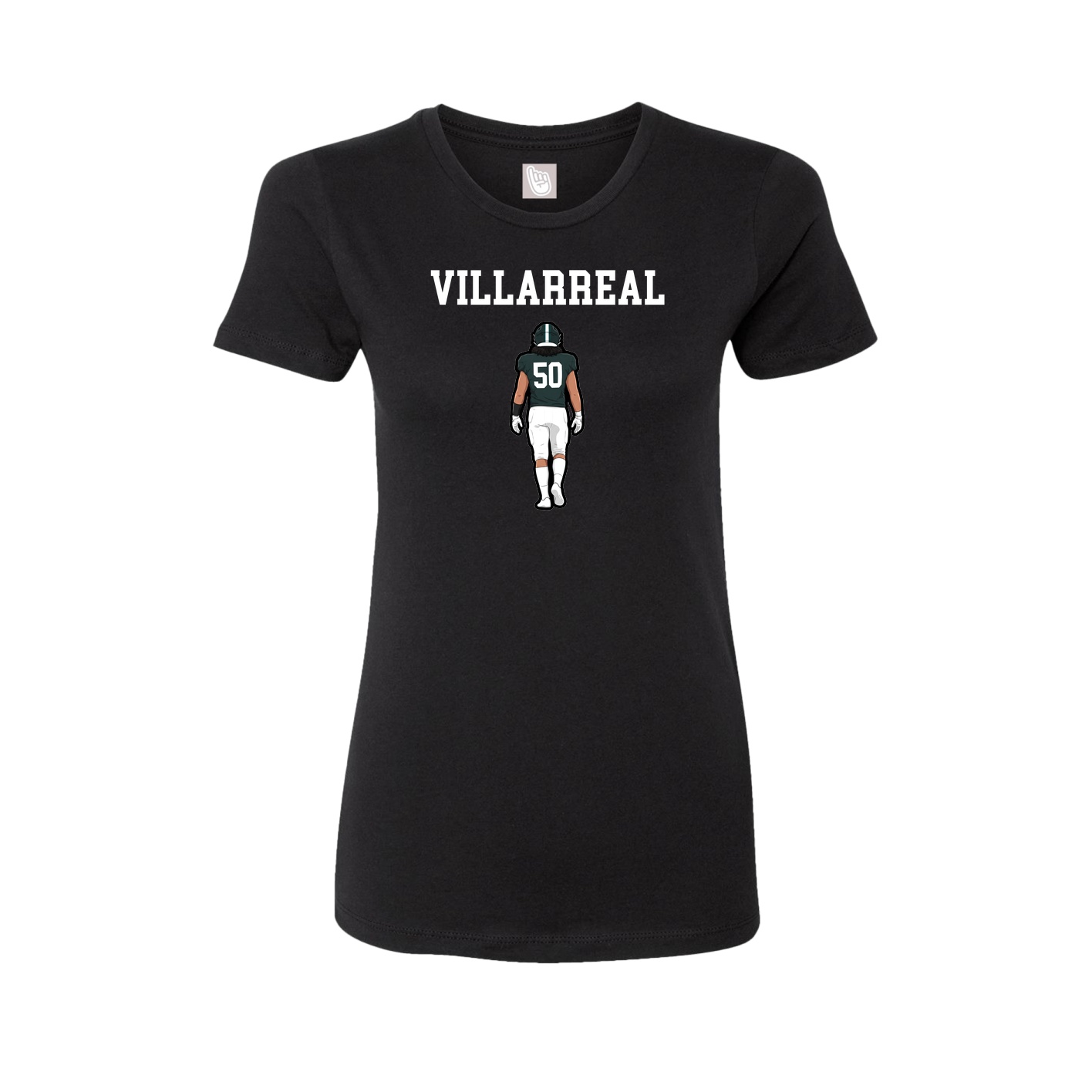 Fitted Women's Tee — Shirsey in Black
