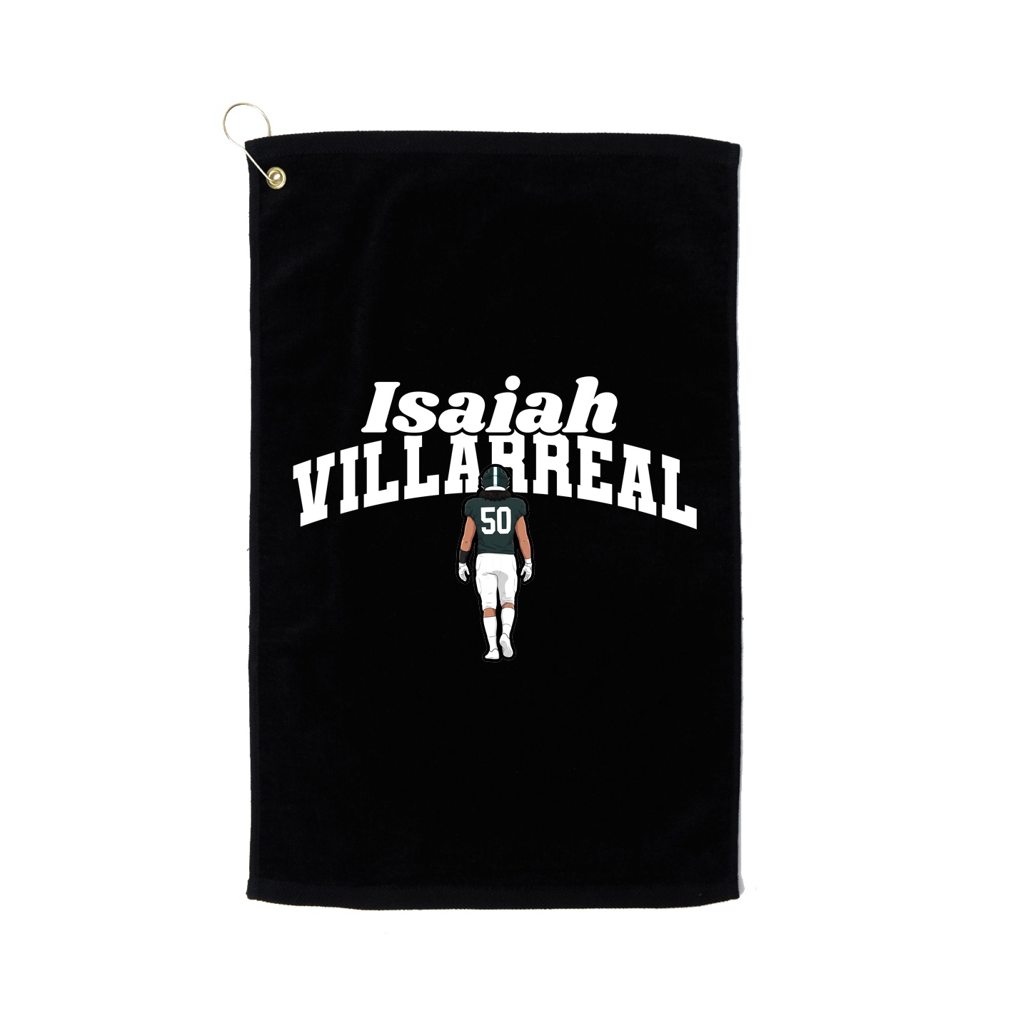 Golf Towel — Signature Arch in Black