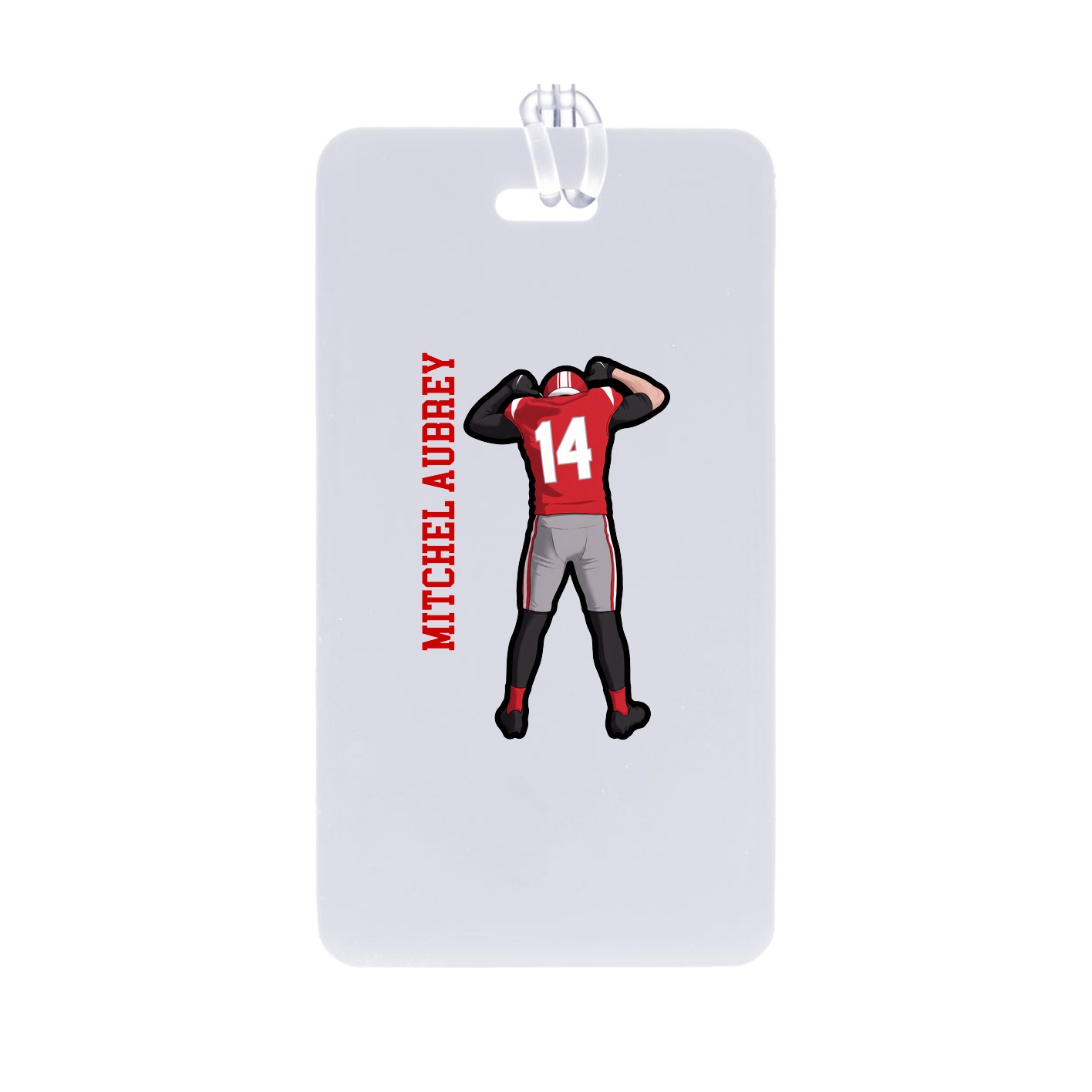 Bag Tag — Name Vertical in Classic
