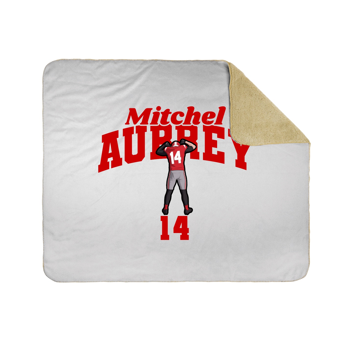 Throw Blanket — Signature Arch in White