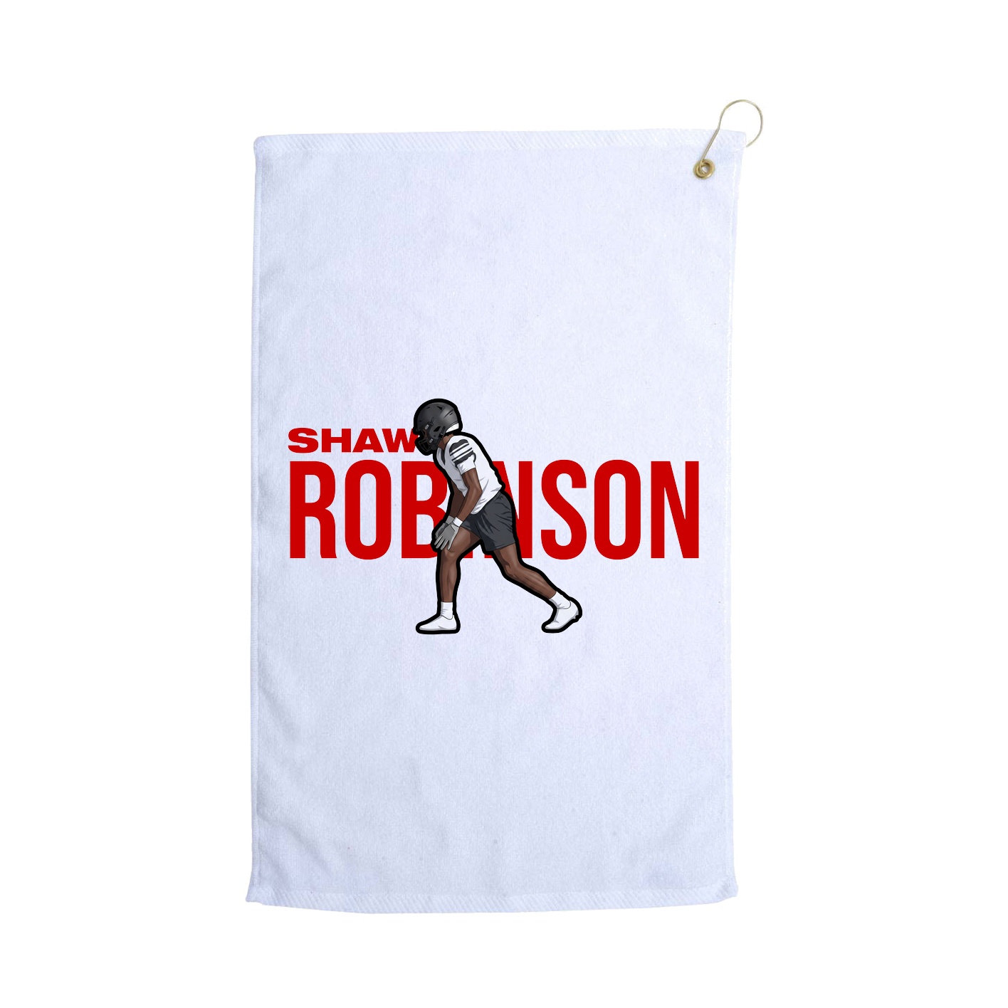 Golf Towel — Player Name in White