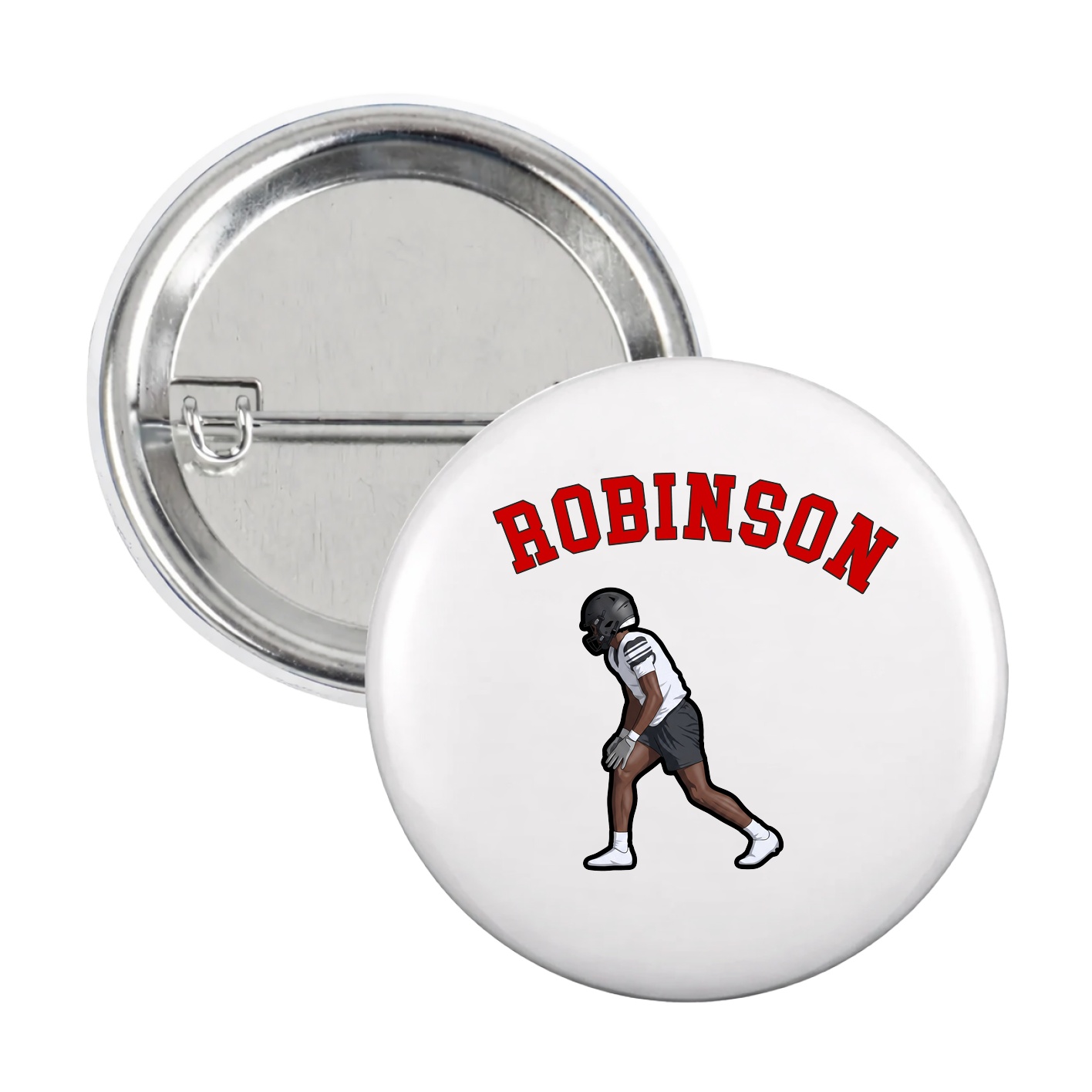 Game Day Button — Shirsey Arch in White