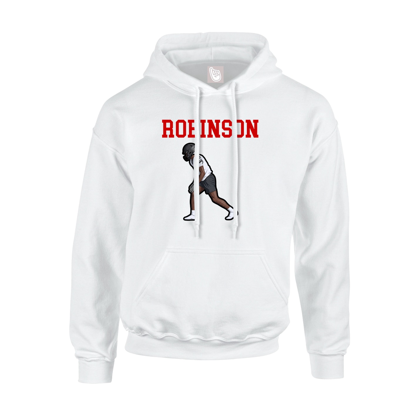 Hoodie — Shirsey in White
