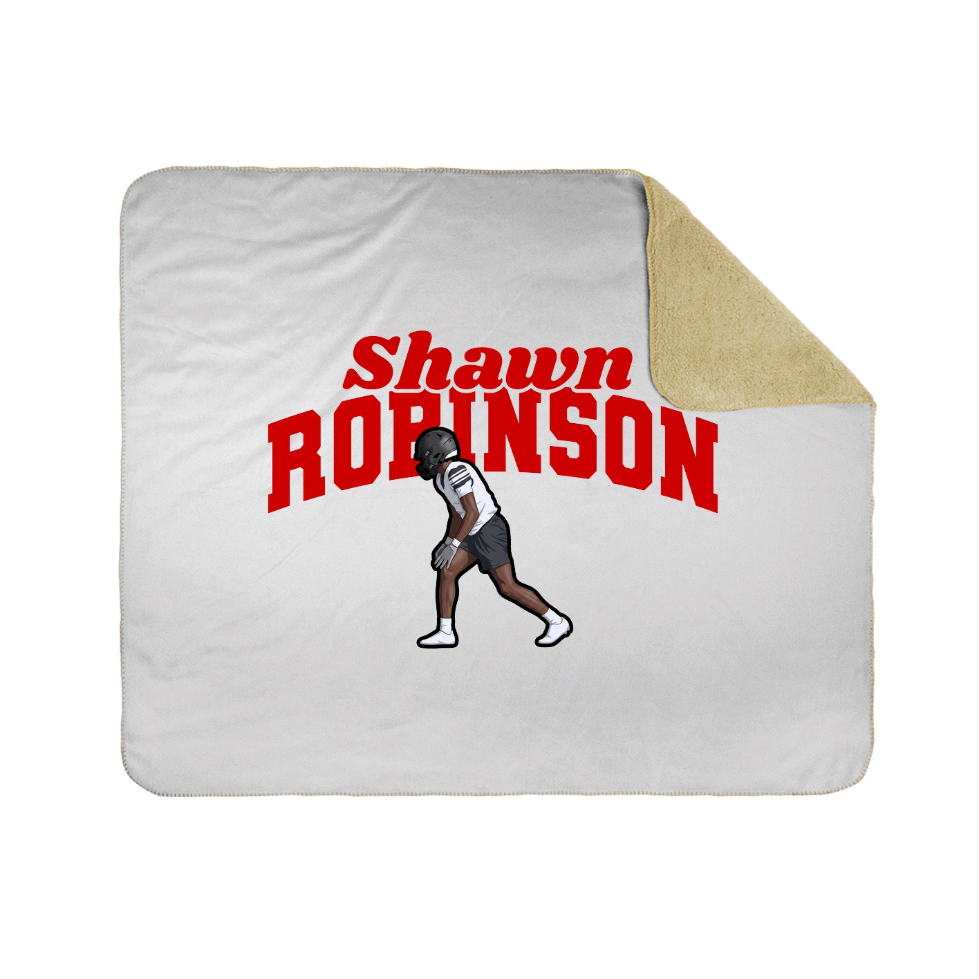 Throw Blanket — Signature Arch in White