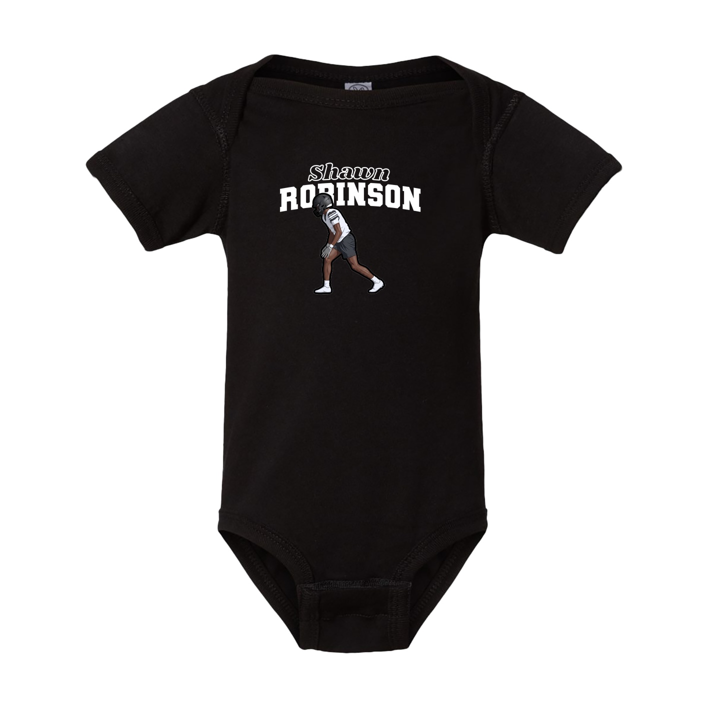 Baby Onesie — Name Arch in Black