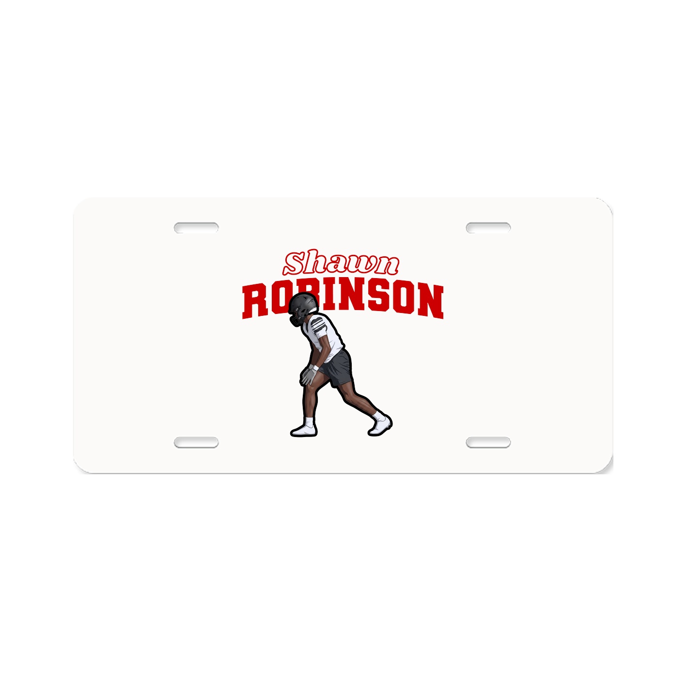 License Plate — Name Arch in Classic
