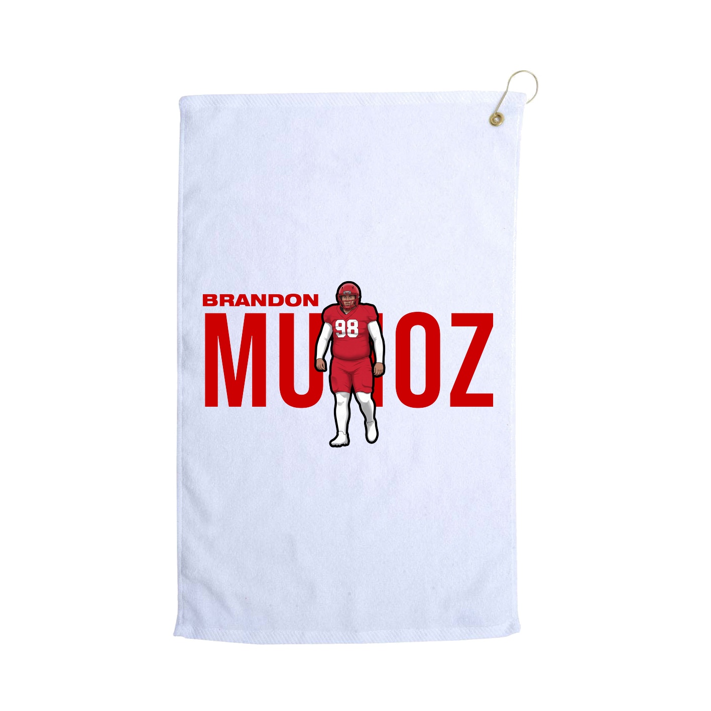 Golf Towel — Player Name in White