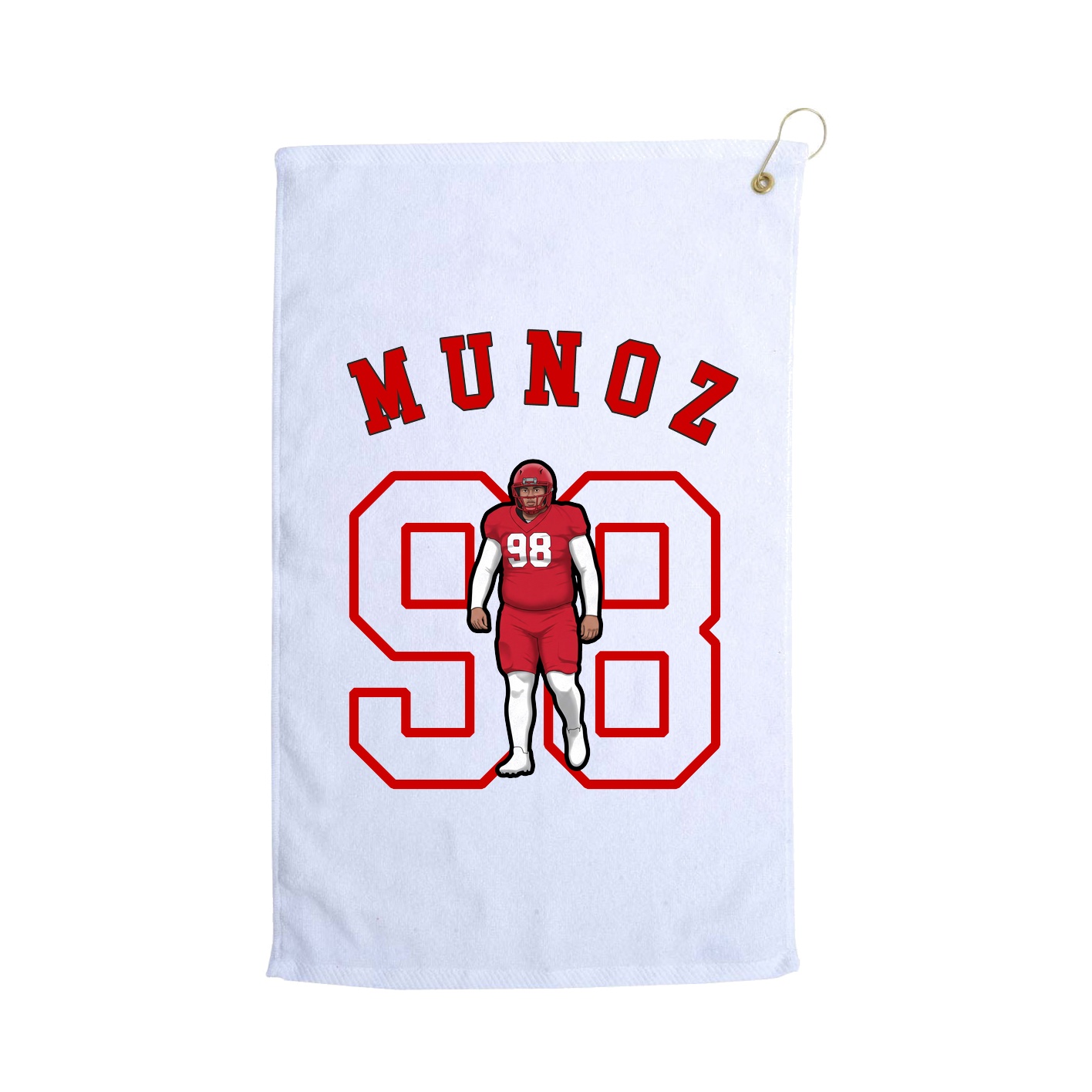Golf Towel — Shirsey Arch in White