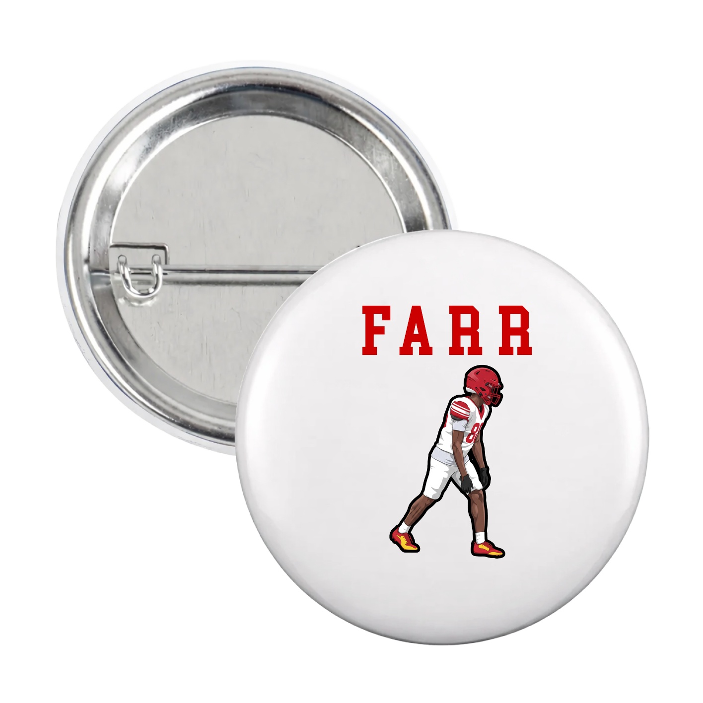 Game Day Button — Shirsey in White