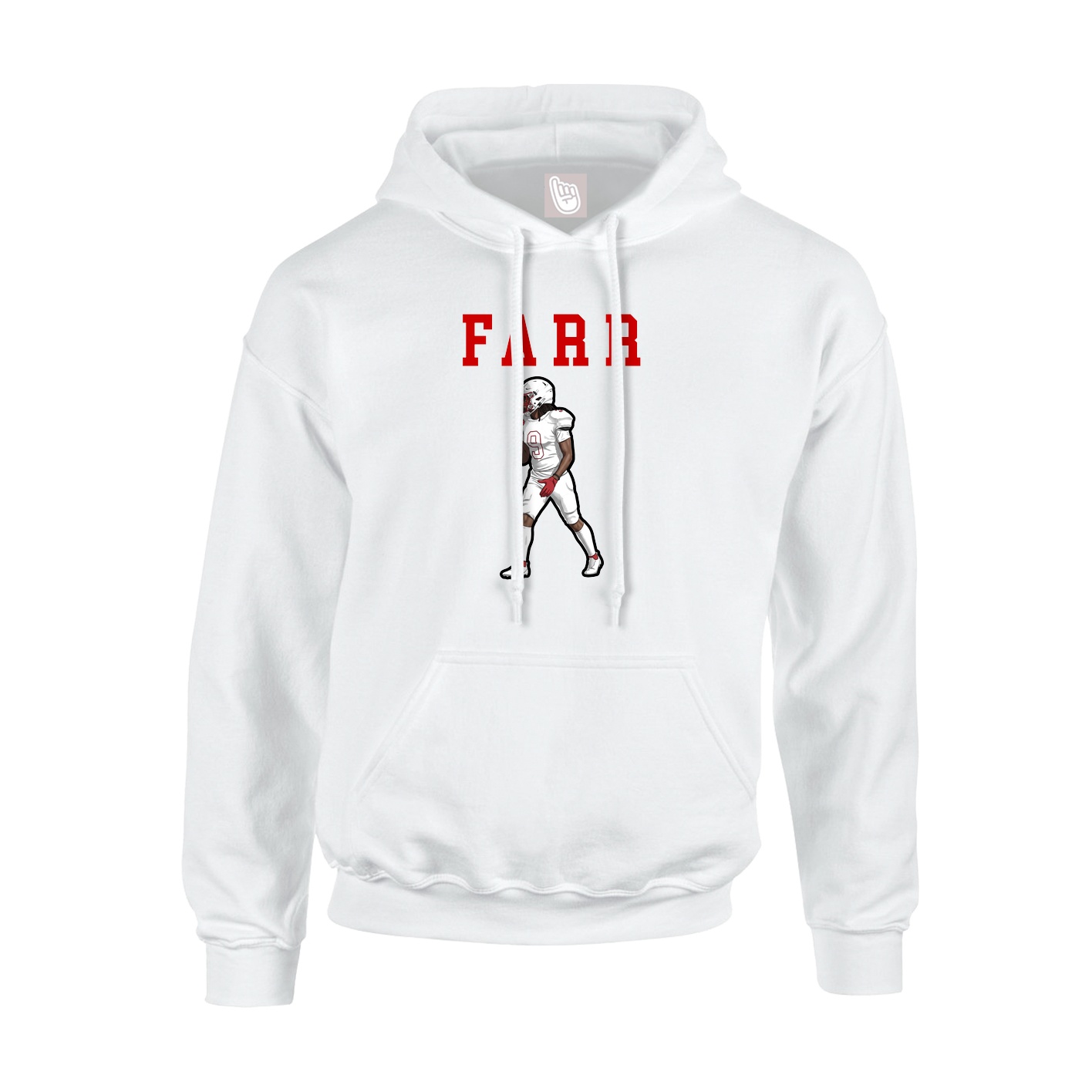 Hoodie — Shirsey in White