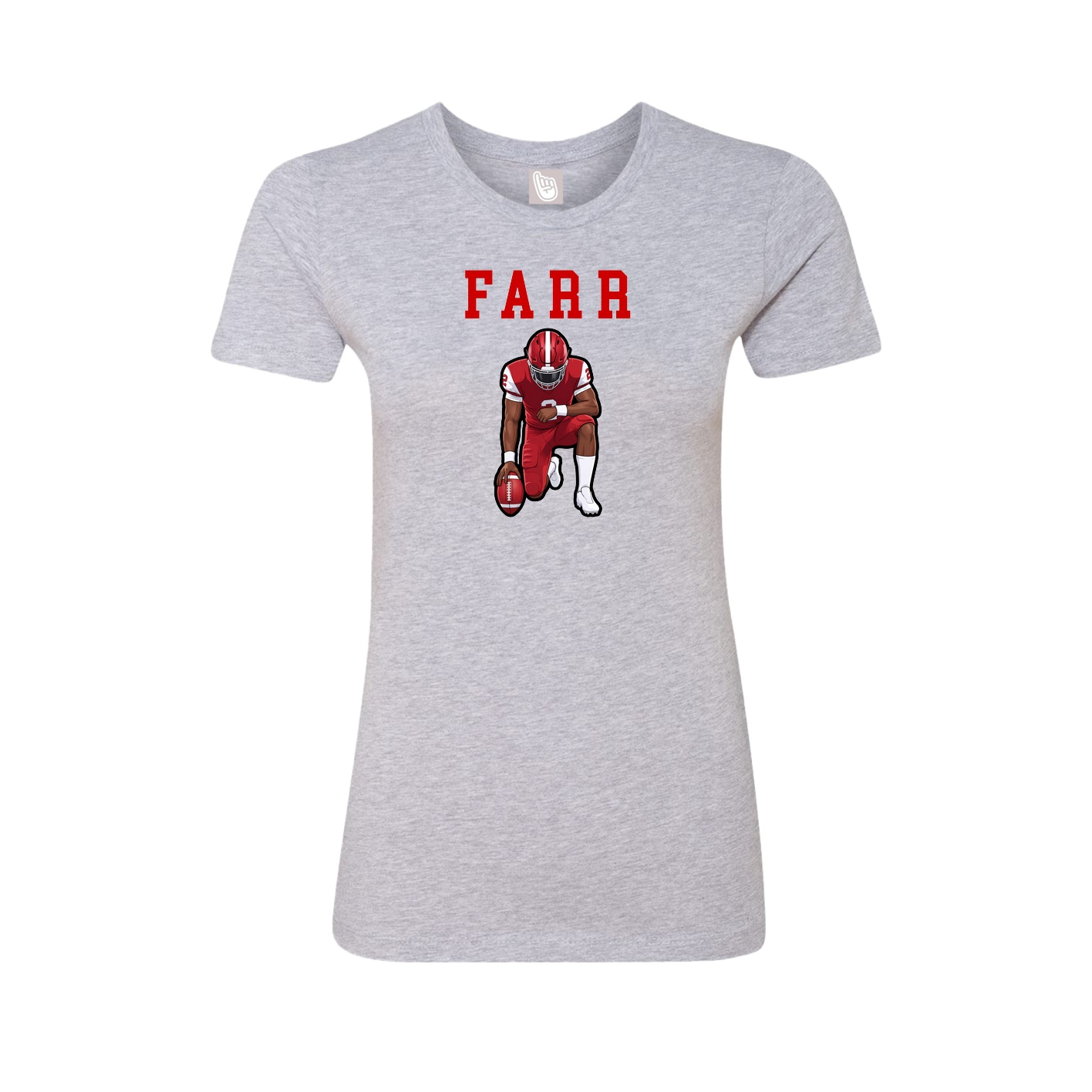 Fitted Women's Tee — Shirsey in Grey