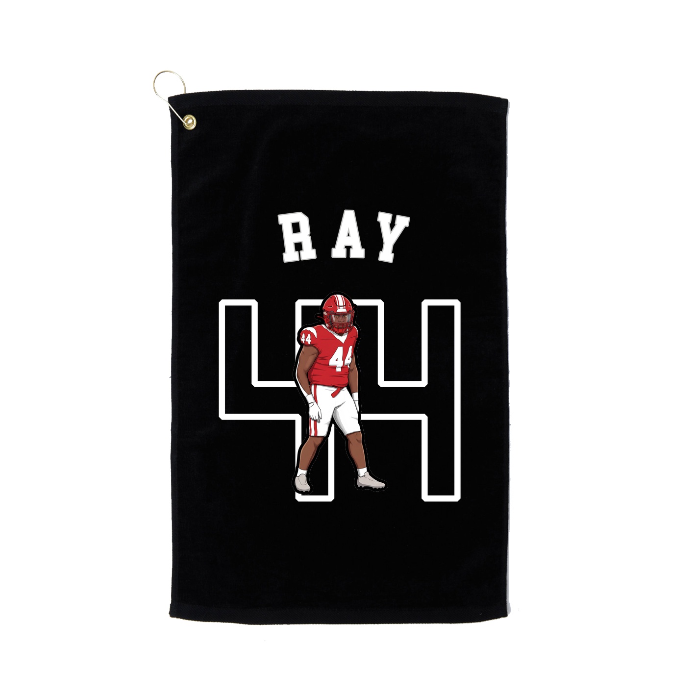 Golf Towel — Shirsey Arch in Black