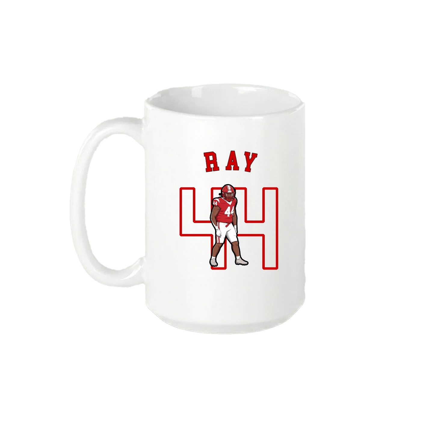 15oz Coffee Mug — Shirsey Arch in White
