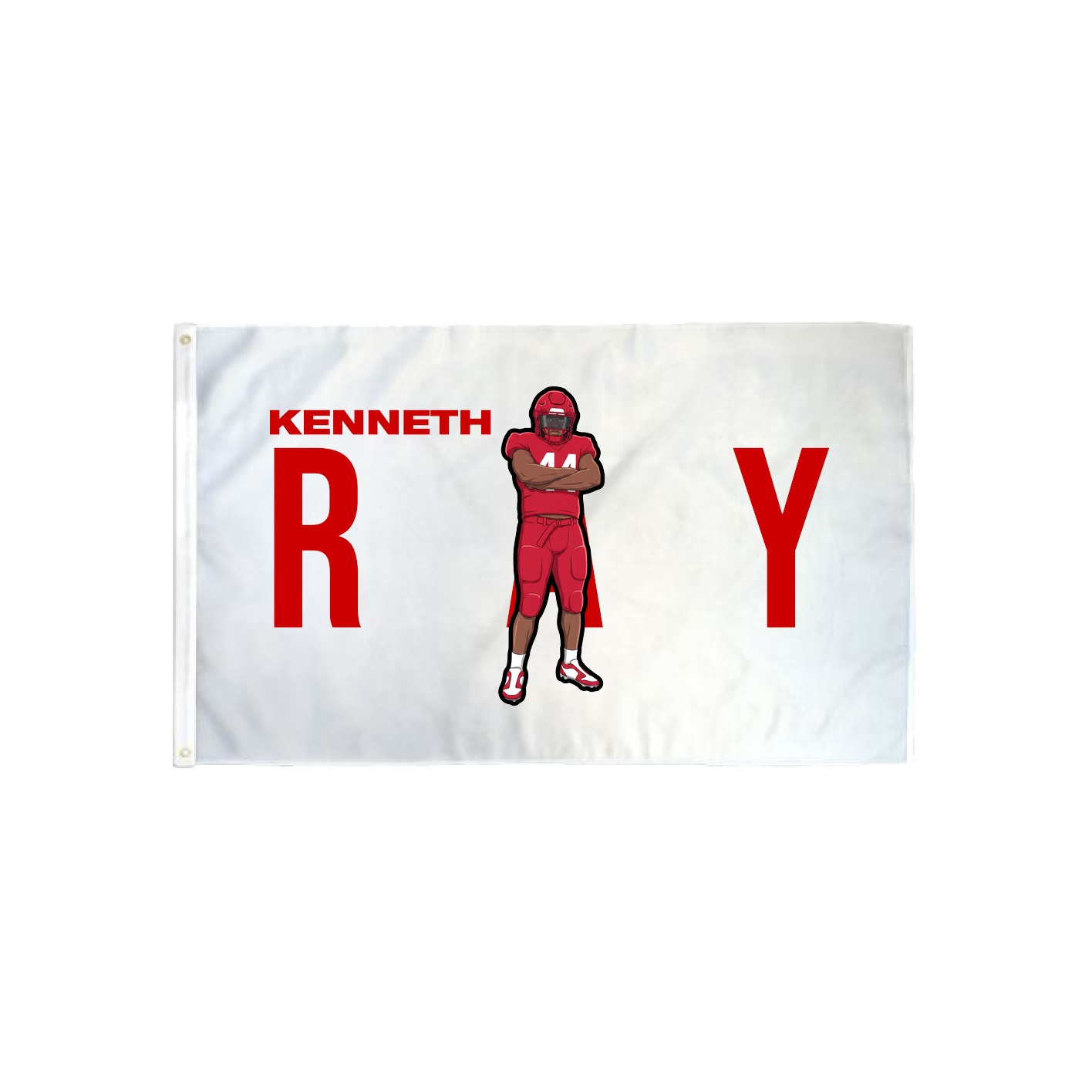 3x5 Flag — Player Name in Classic