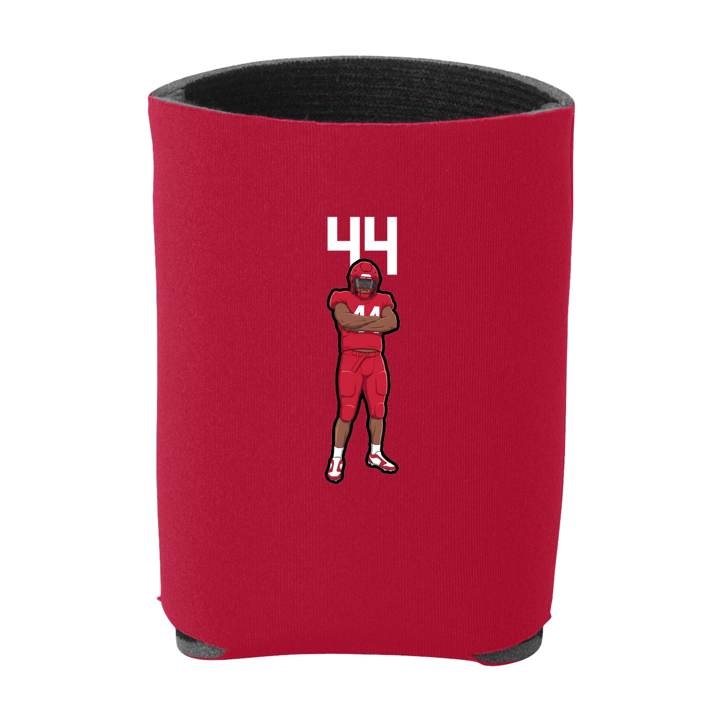 Can Holder — Number Top in Red