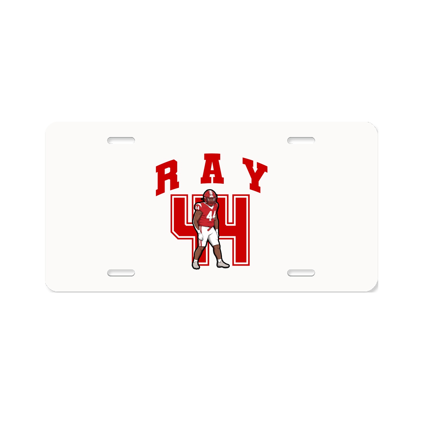 License Plate — Number in Classic