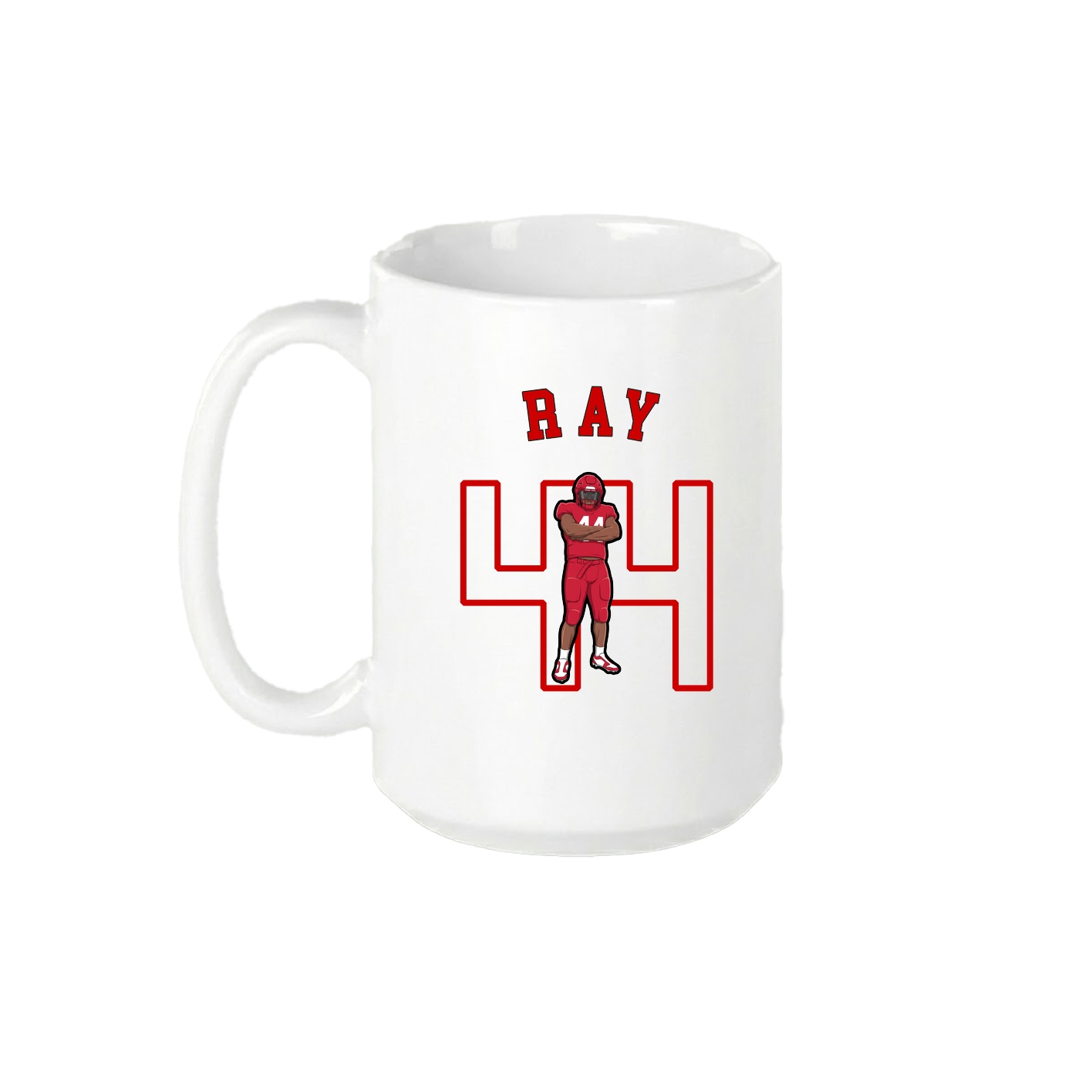 15oz Coffee Mug — Shirsey Arch in White