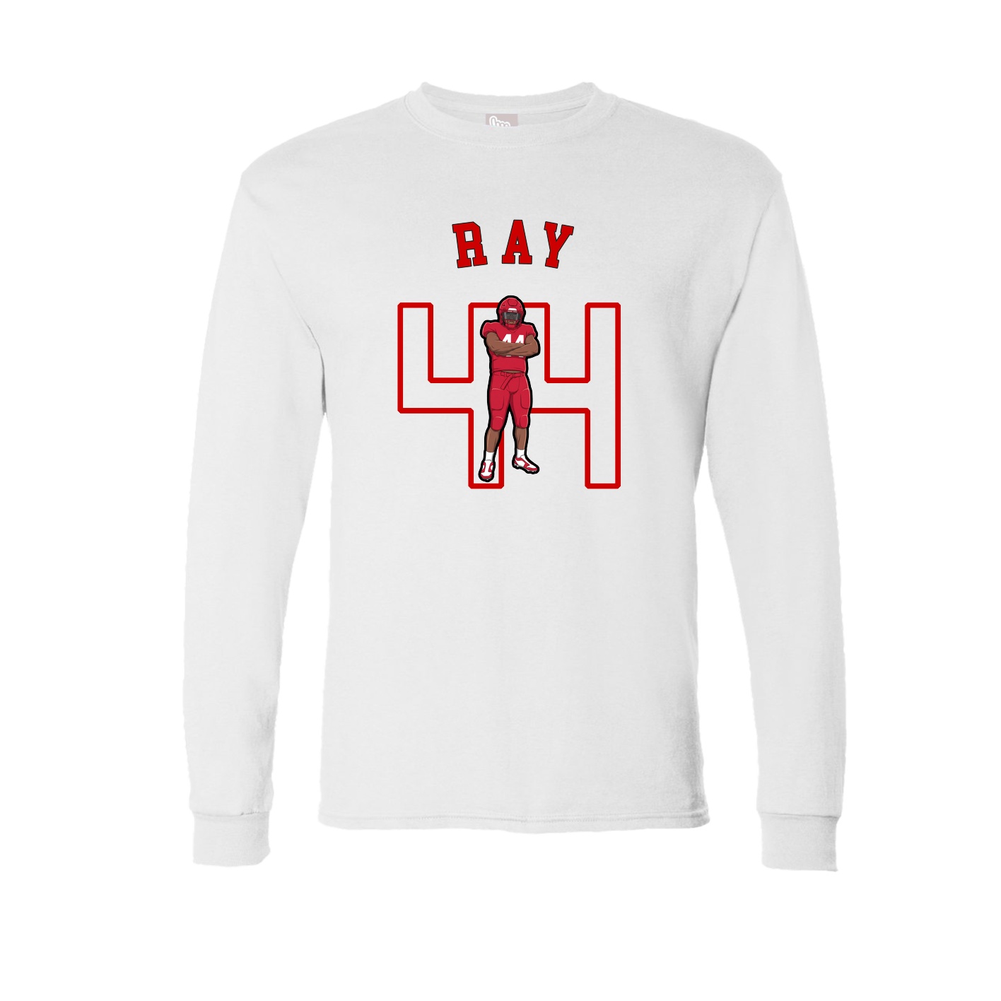 Long Sleeve Tee — Shirsey Arch in White
