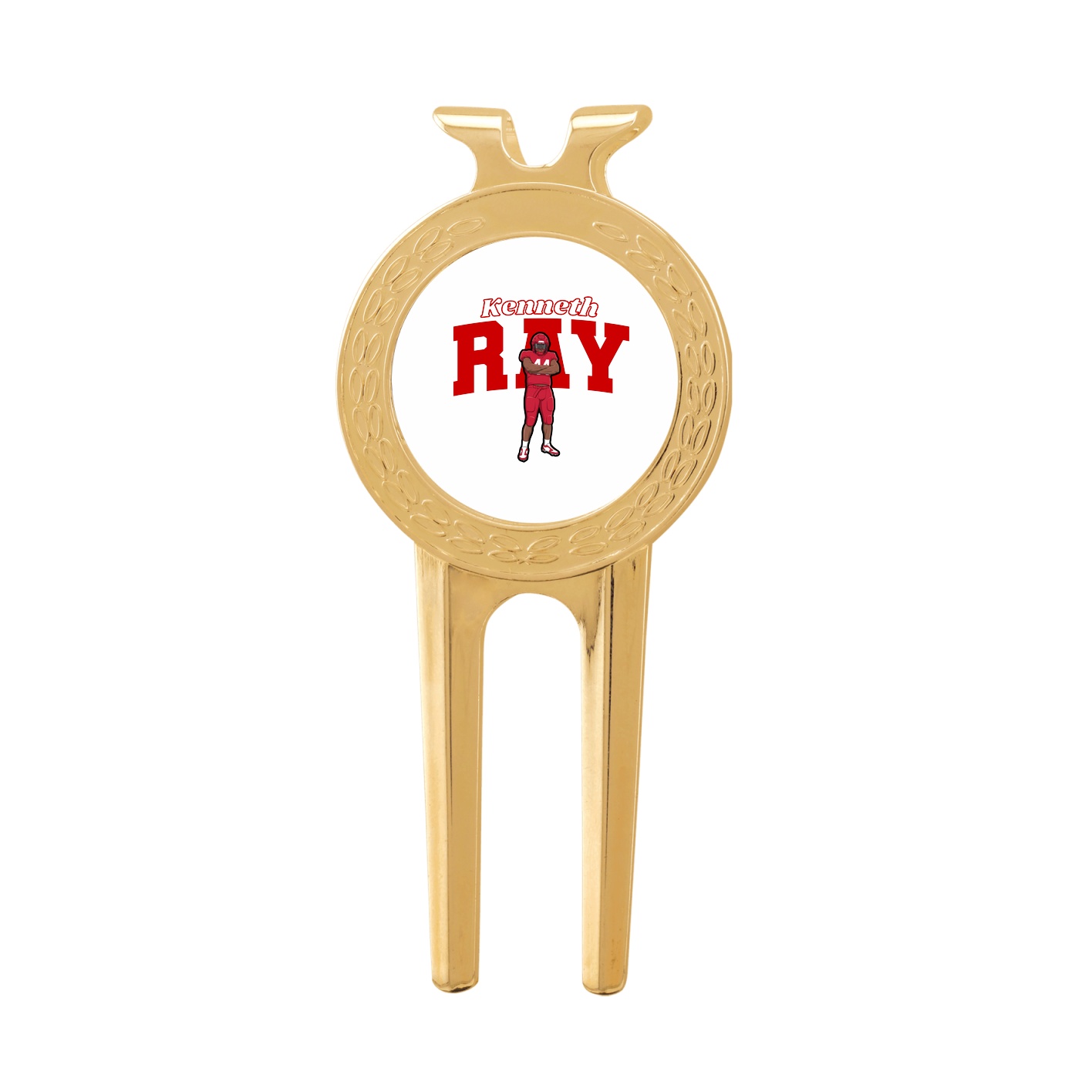 Divot Tool with Ball Marker — Name Arch in Classic