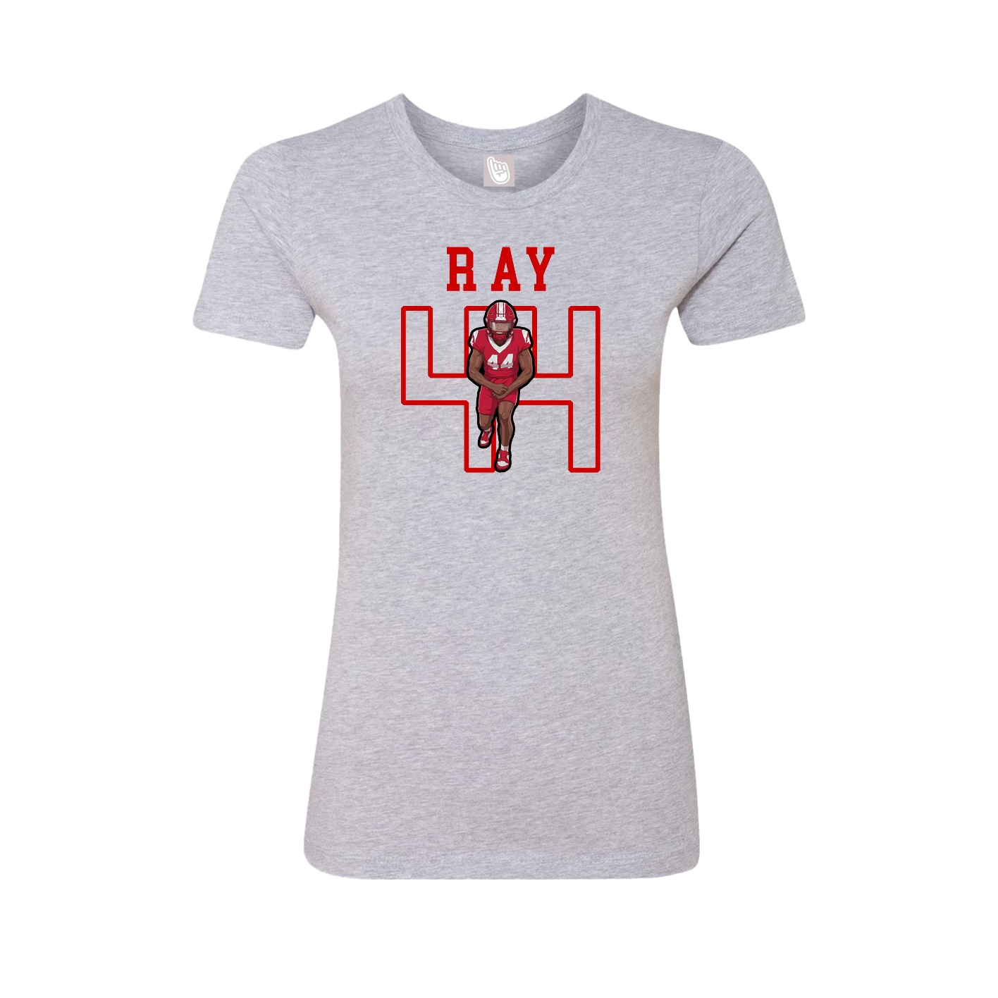 Fitted Women's Tee — Shirsey in Grey