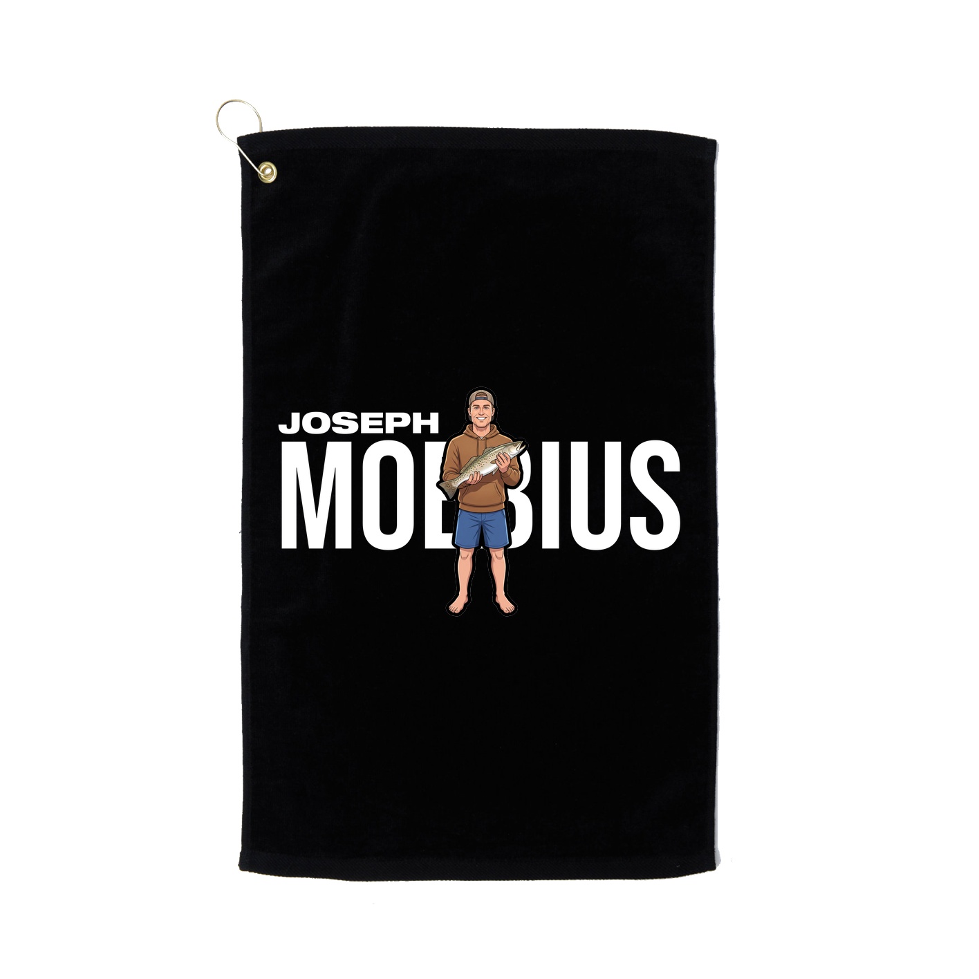 Golf Towel — Player Name in Black