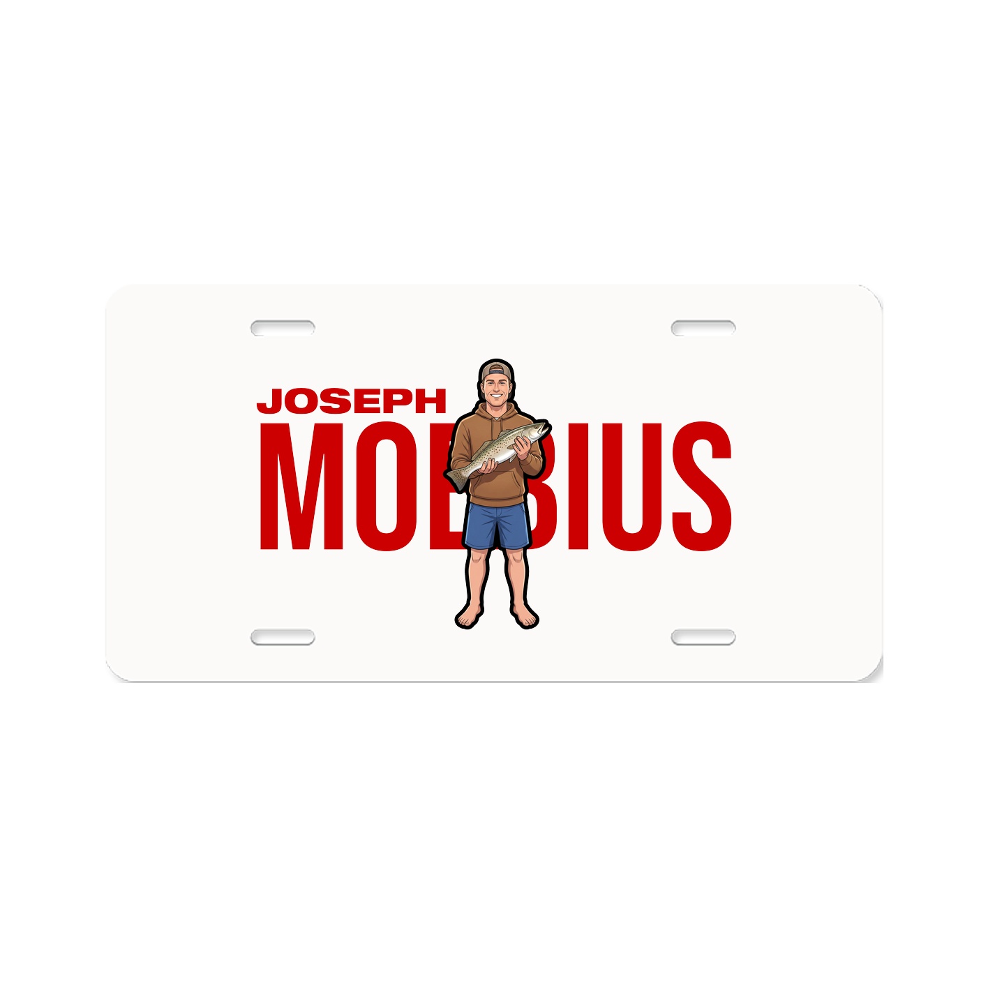 License Plate — Player Name in Classic