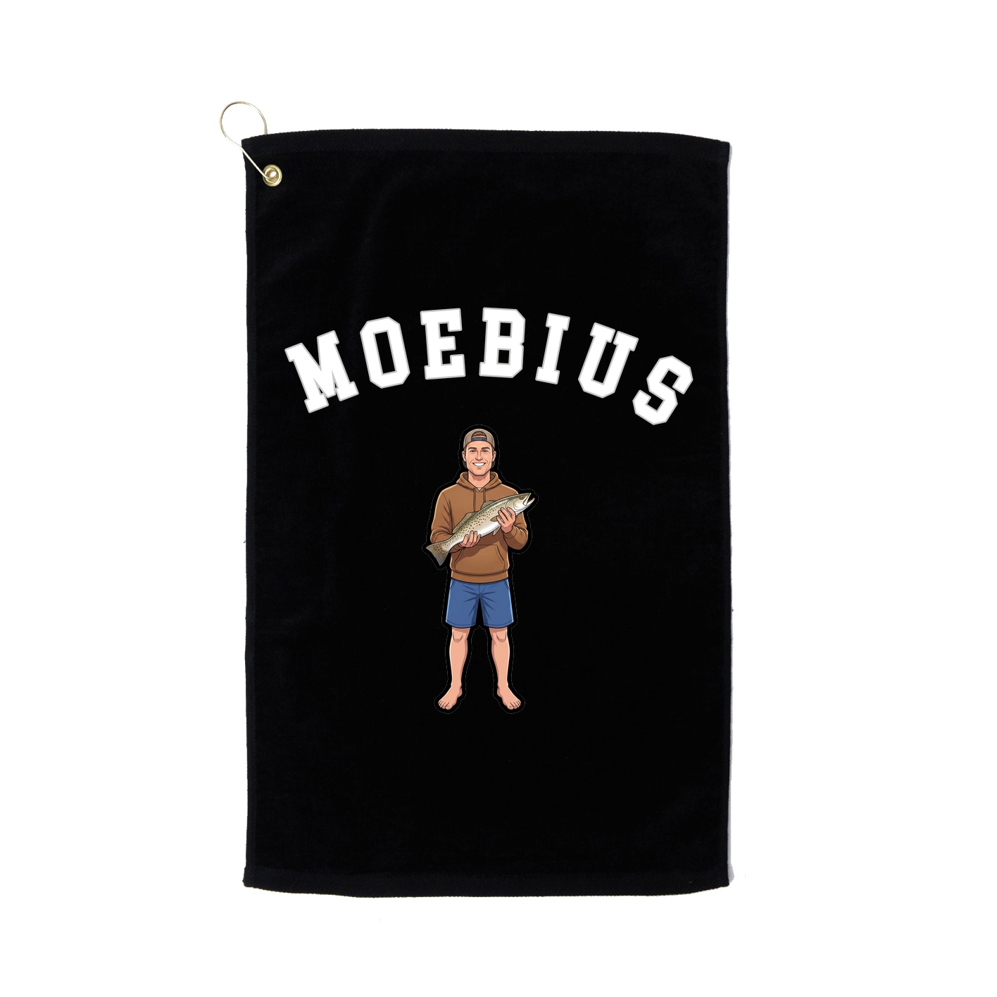 Golf Towel — Shirsey Arch in Black