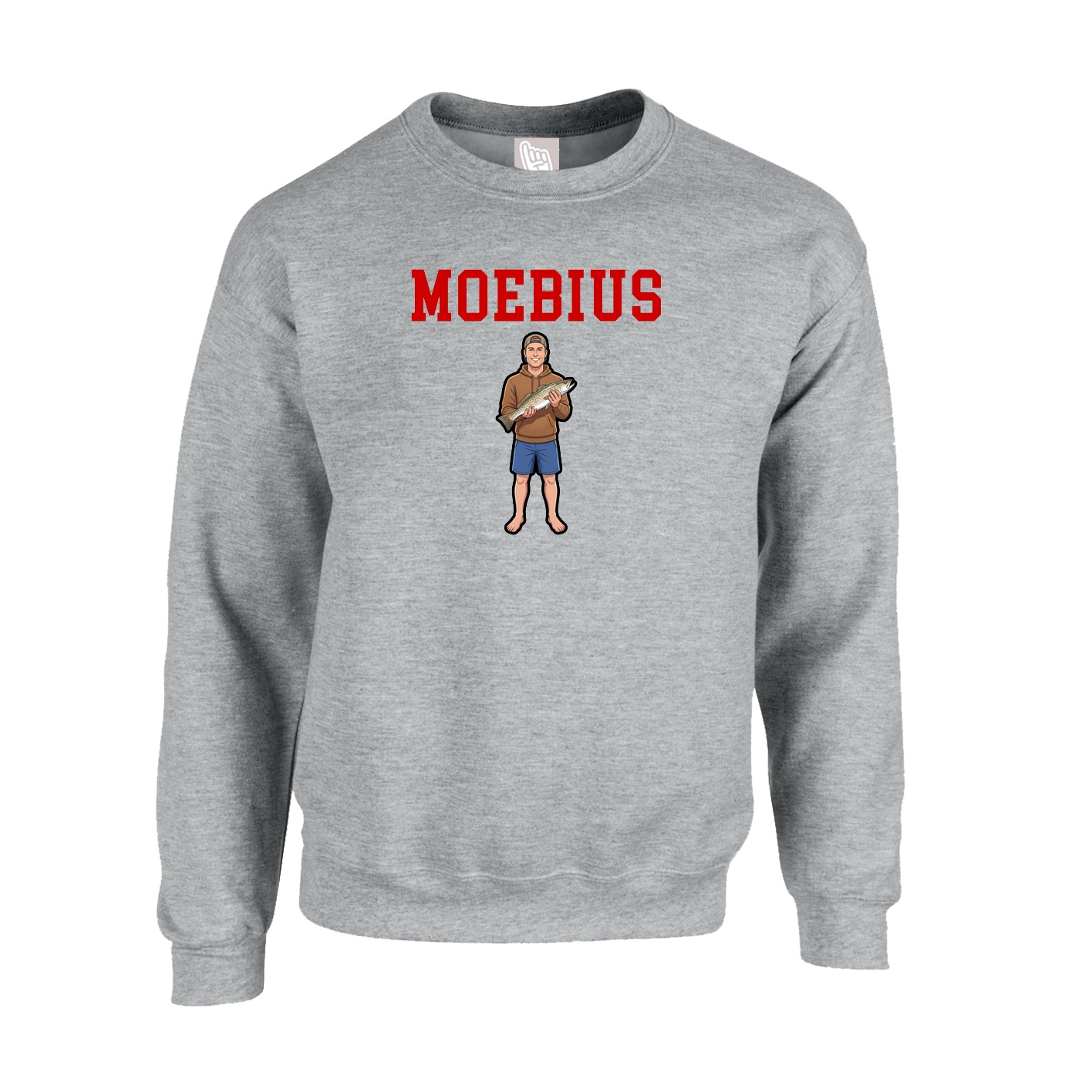Fleece Crew — Shirsey in Grey