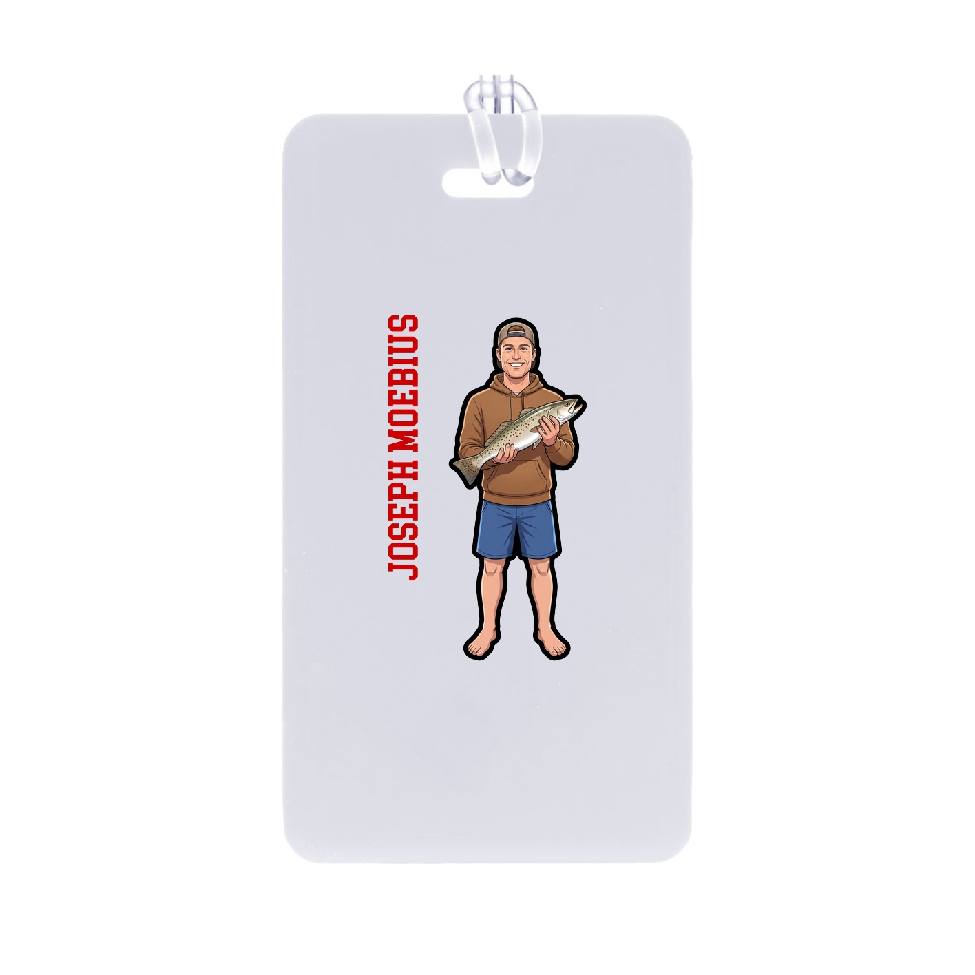 Bag Tag — Name Vertical in Classic