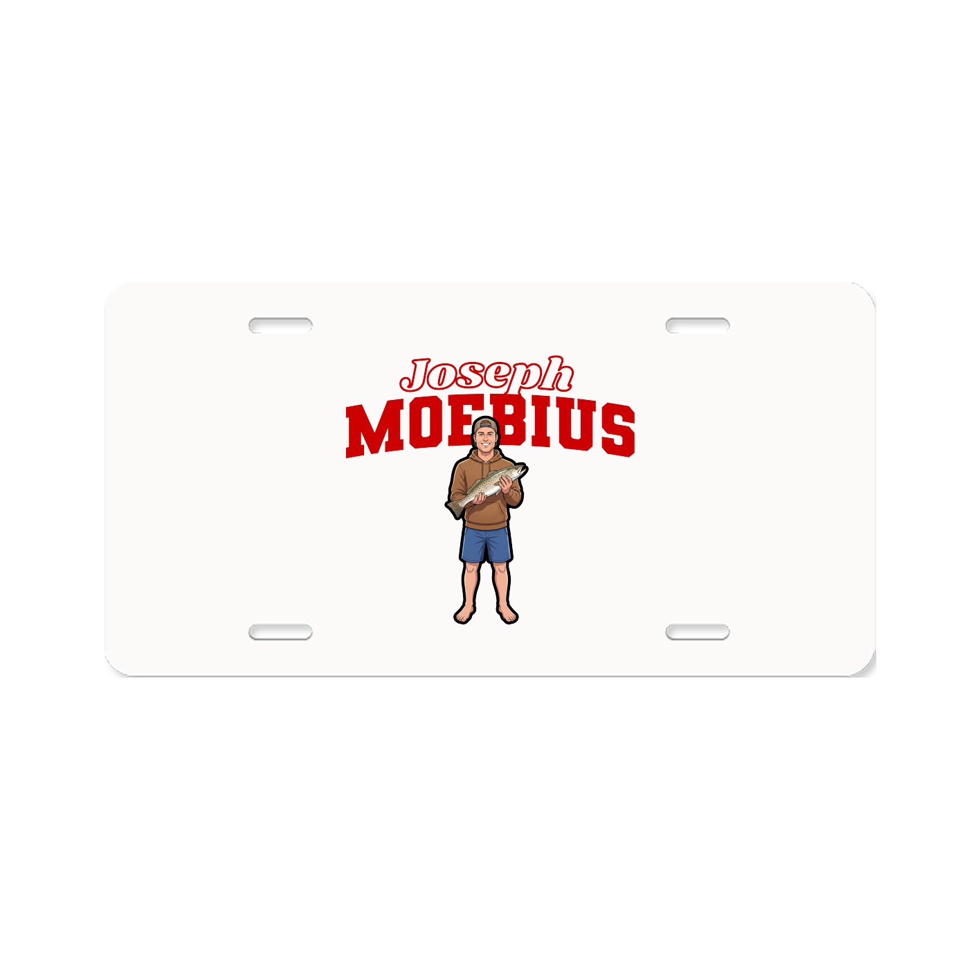License Plate — Name Arch in Classic
